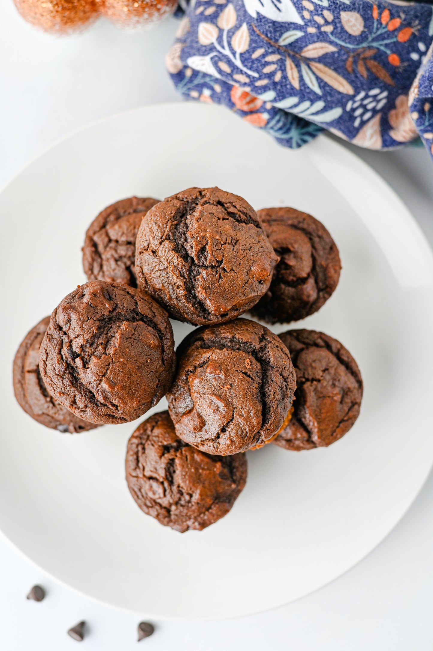 Pumpkin Chocolate Muffins Set #1