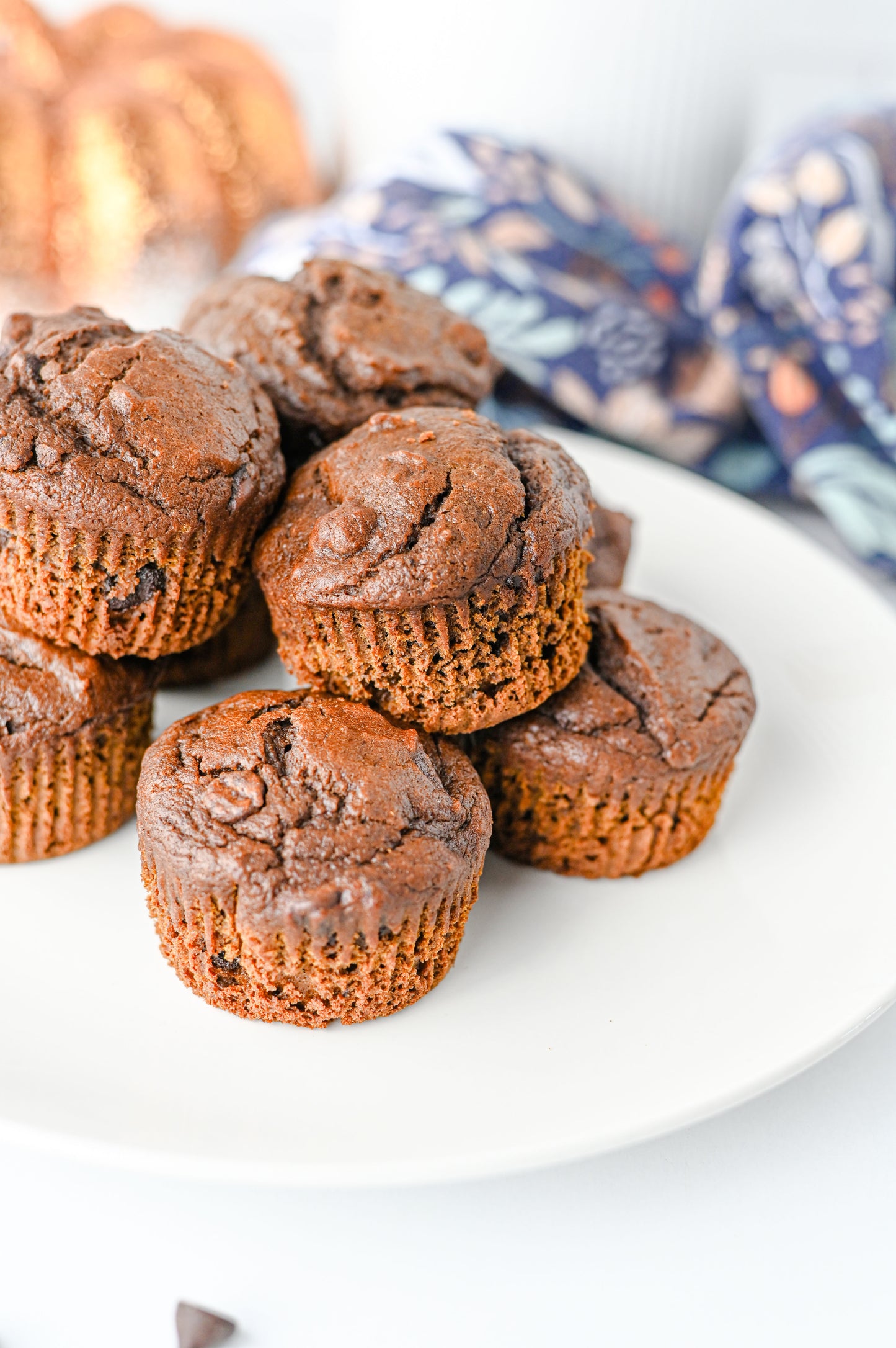 Pumpkin Chocolate Muffins Set #1