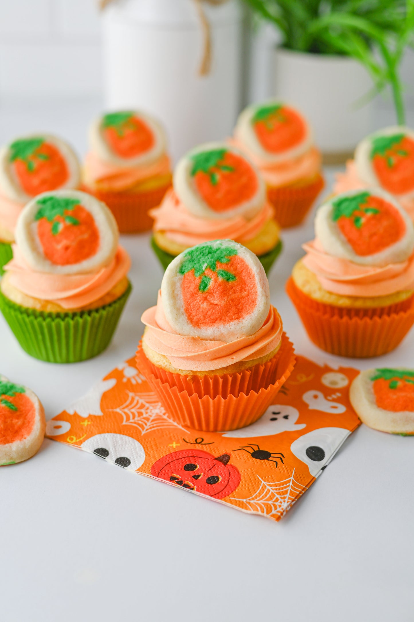 Pillsbury Pumpkin Cookie Cupcakes Set #1