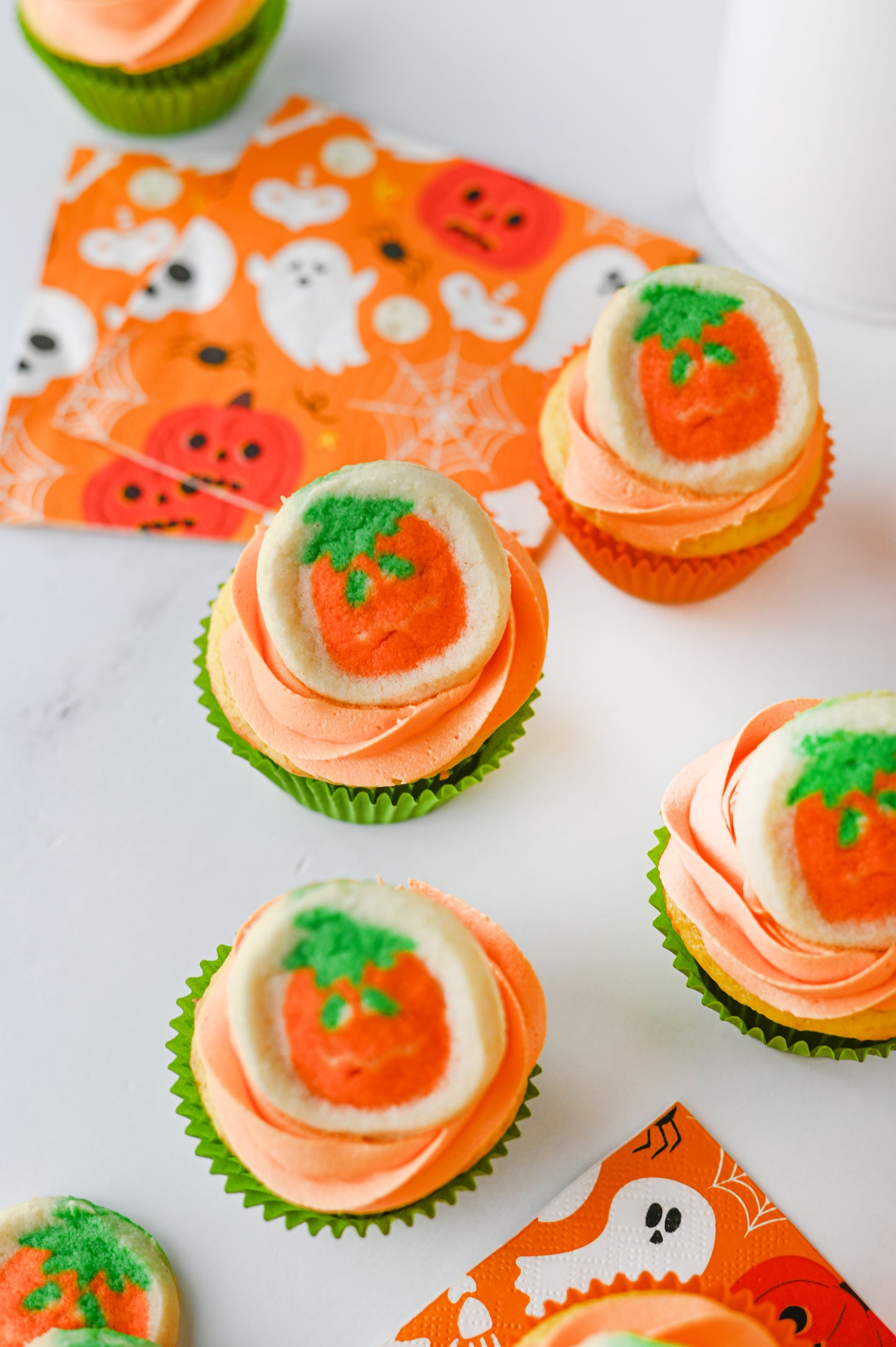 Pillsbury Pumpkin Cookie Cupcakes Set #1