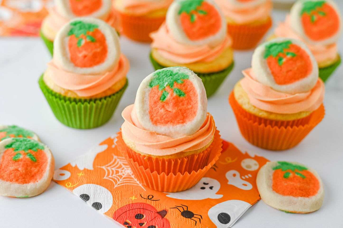 Pillsbury Pumpkin Cookie Cupcakes Set #1
