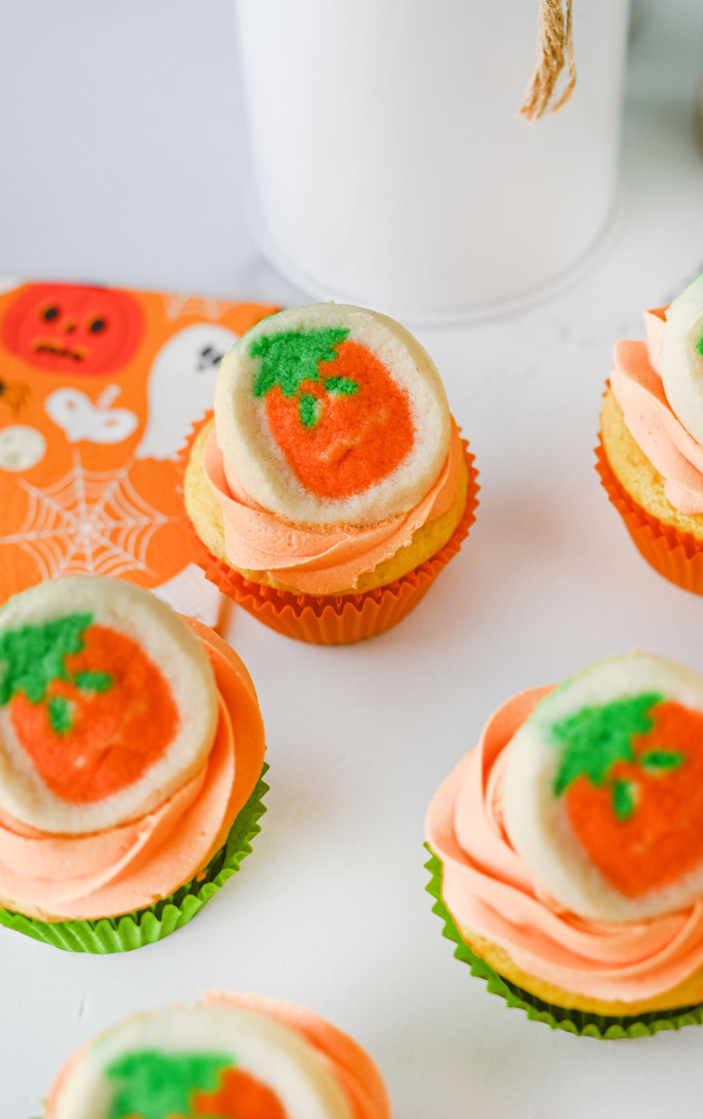 Pillsbury Pumpkin Cookie Cupcakes Set #1