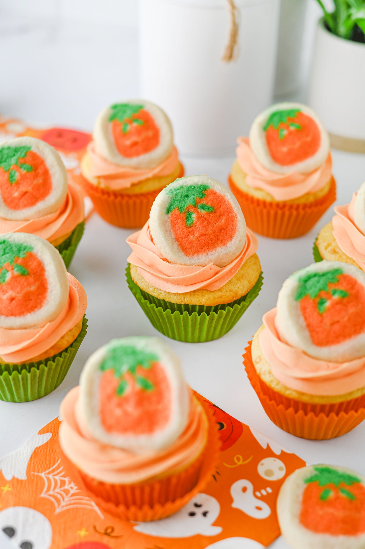 Pillsbury Pumpkin Cookie Cupcakes Set #1