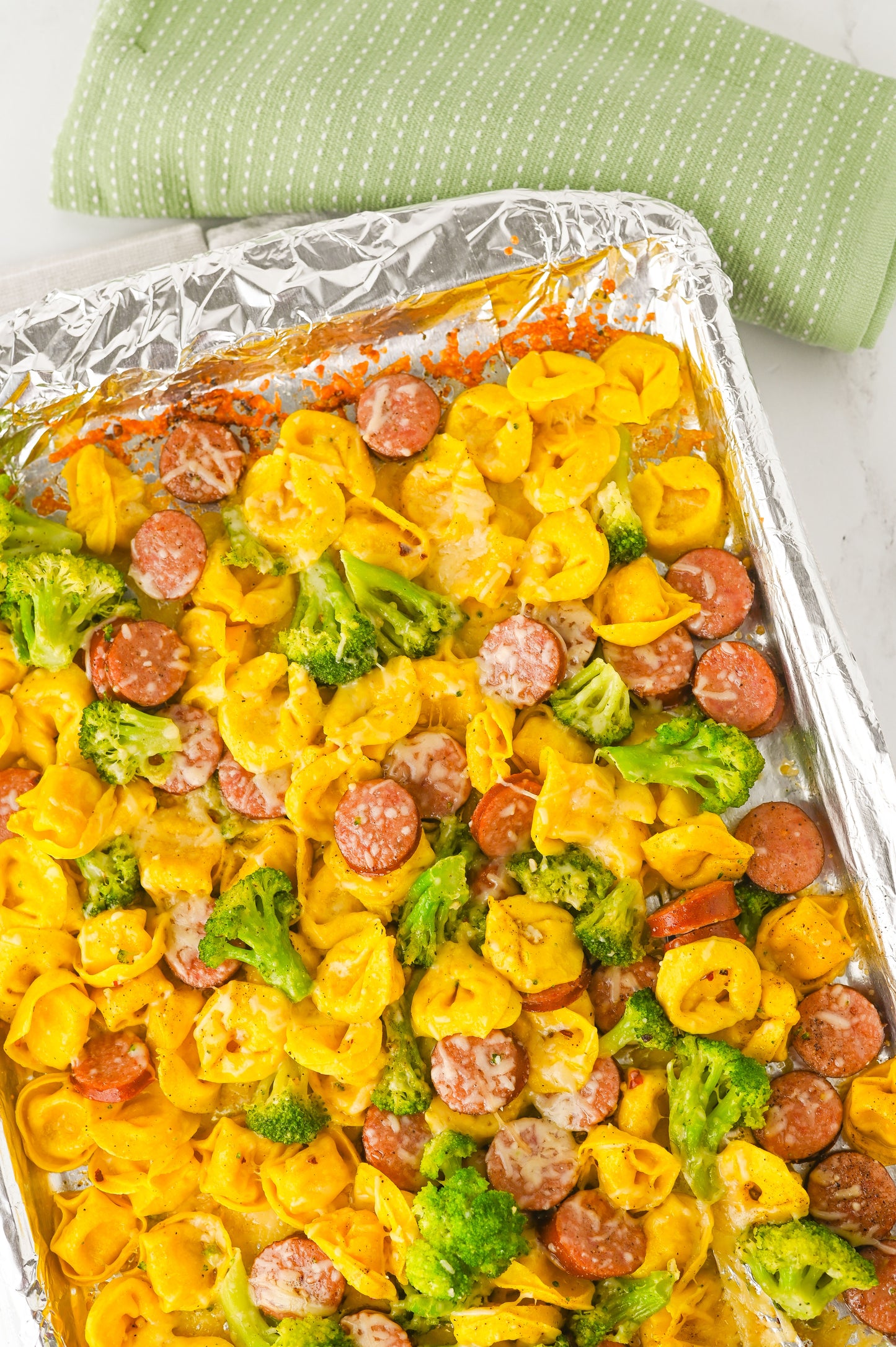 Tortellini and Sausage Bake Sheet Pan Dinner Set #1
