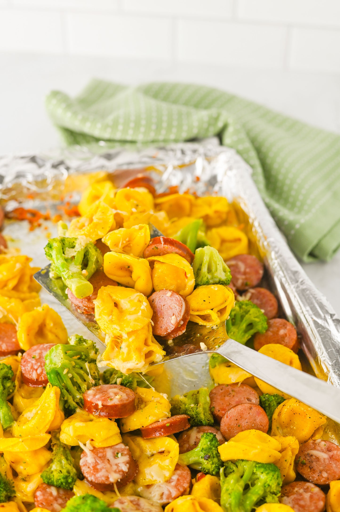 Tortellini and Sausage Bake Sheet Pan Dinner Set #1