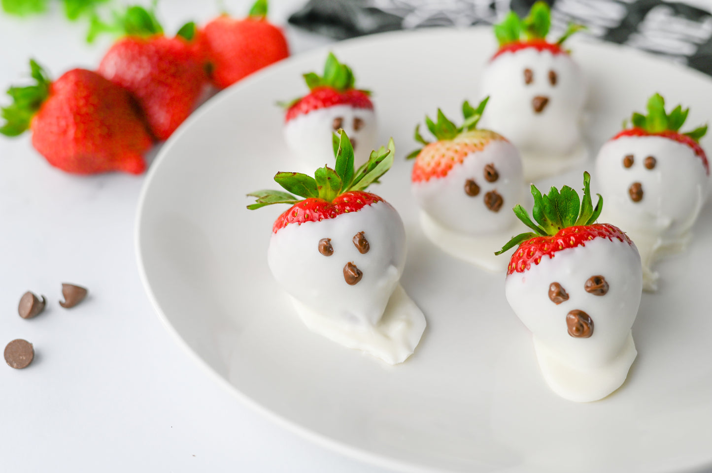 Strawberry Ghosts Set #1