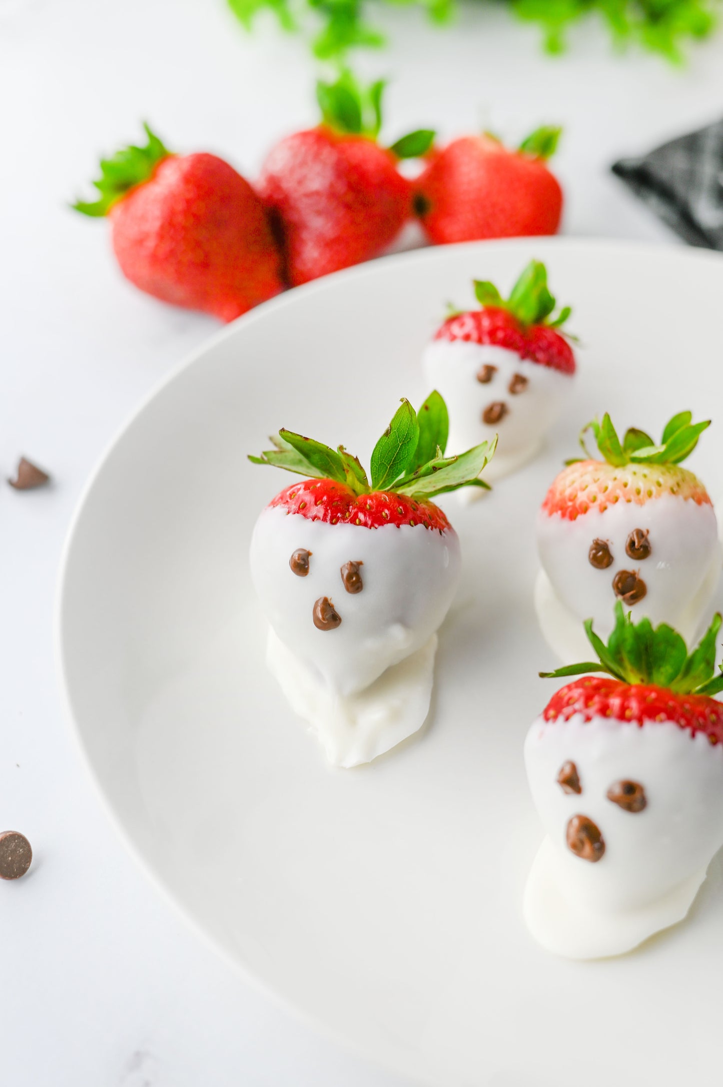 Strawberry Ghosts Set #1