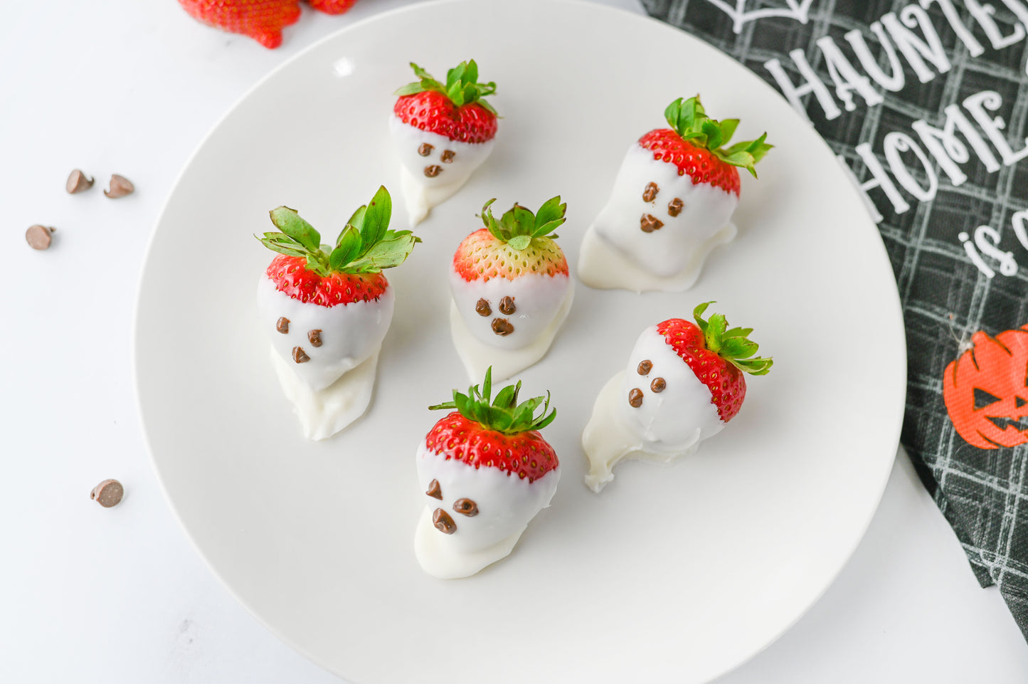 Strawberry Ghosts Set #1
