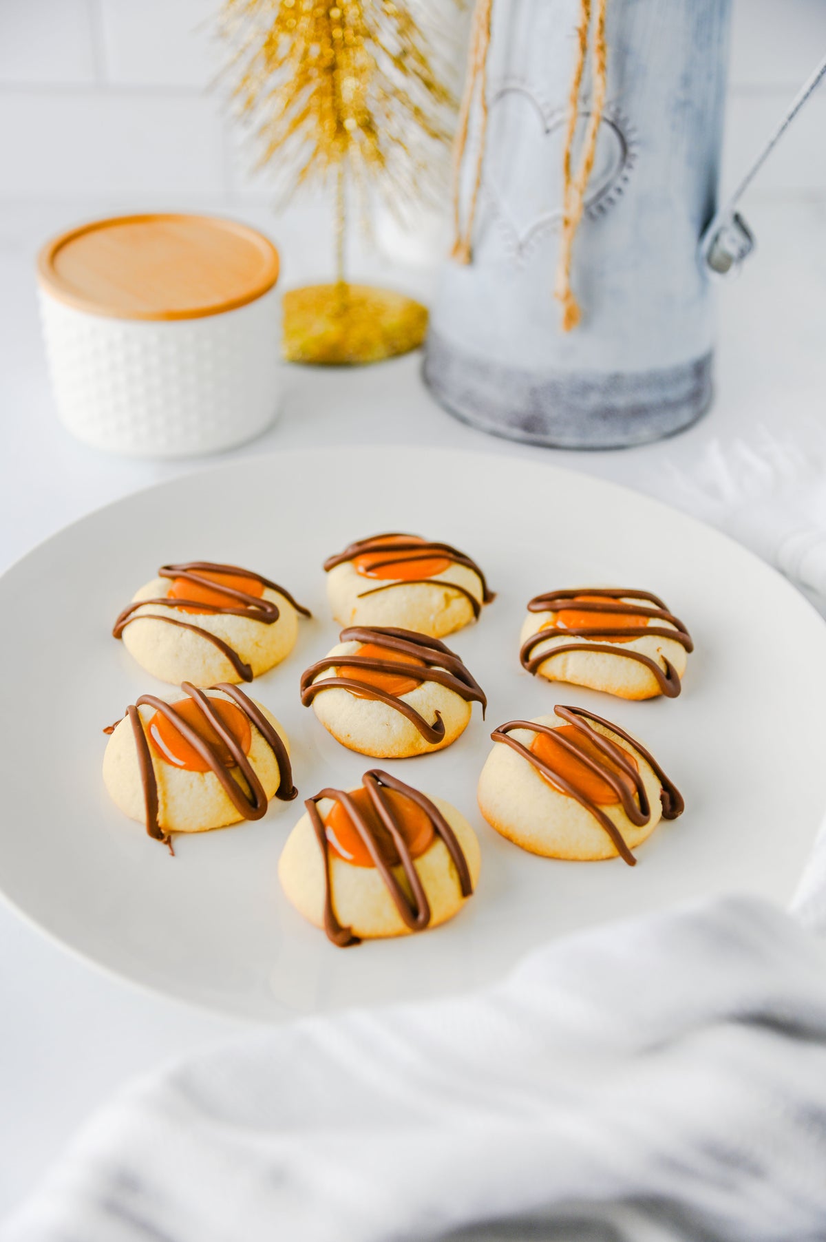 Twix Thumbprint Cookies Set #1