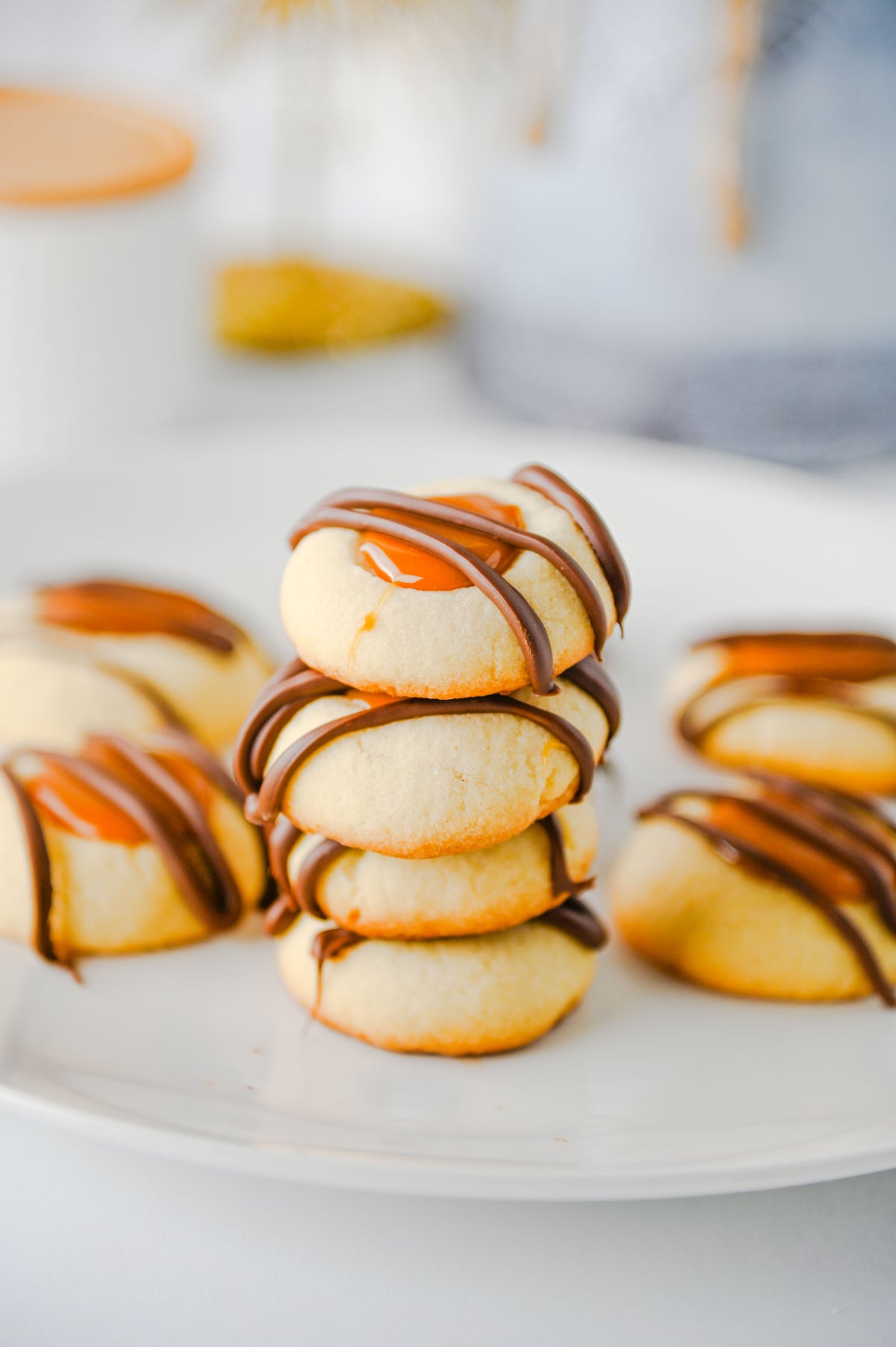 Twix Thumbprint Cookies Set #1