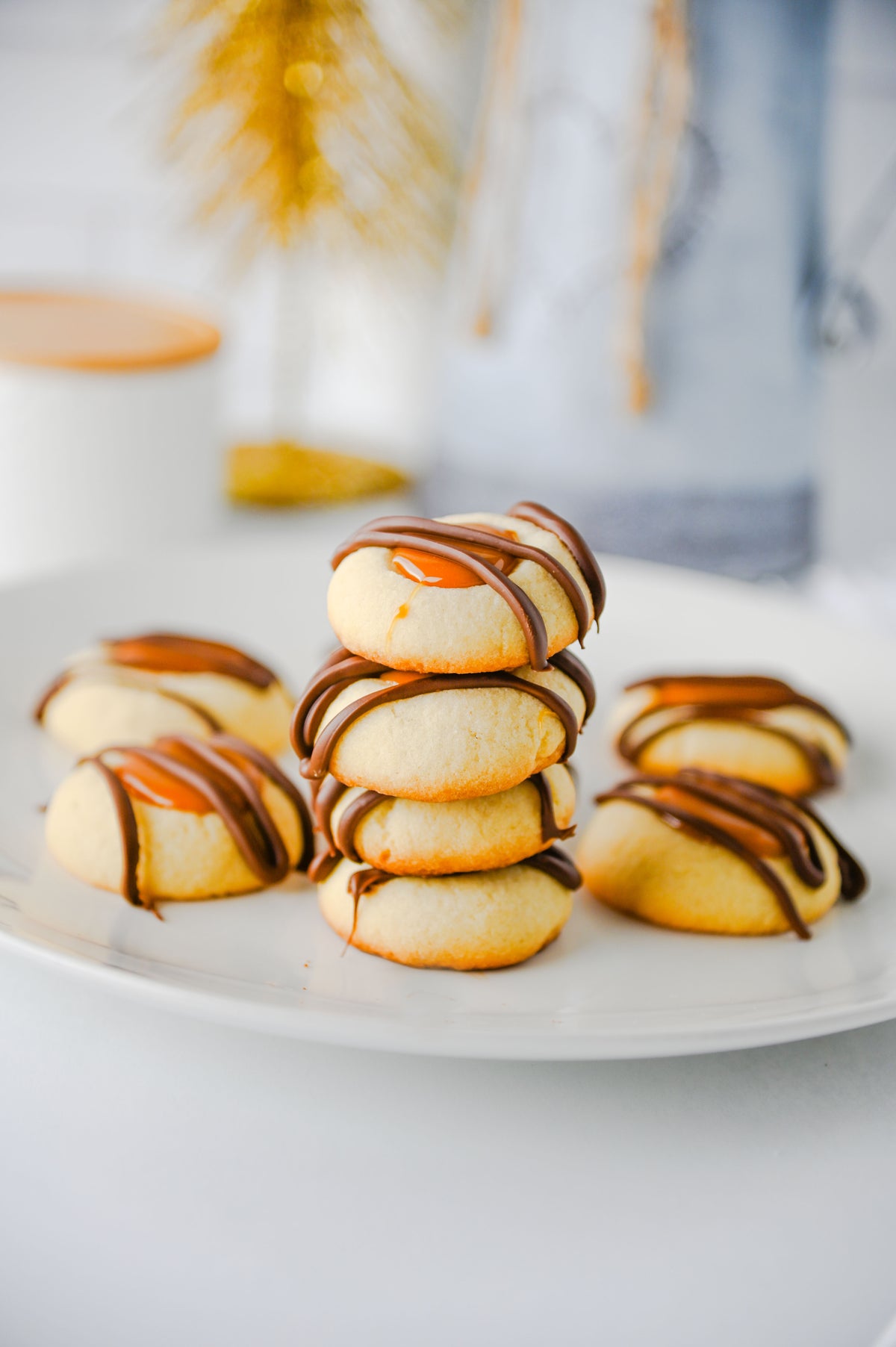Twix Thumbprint Cookies Set #1
