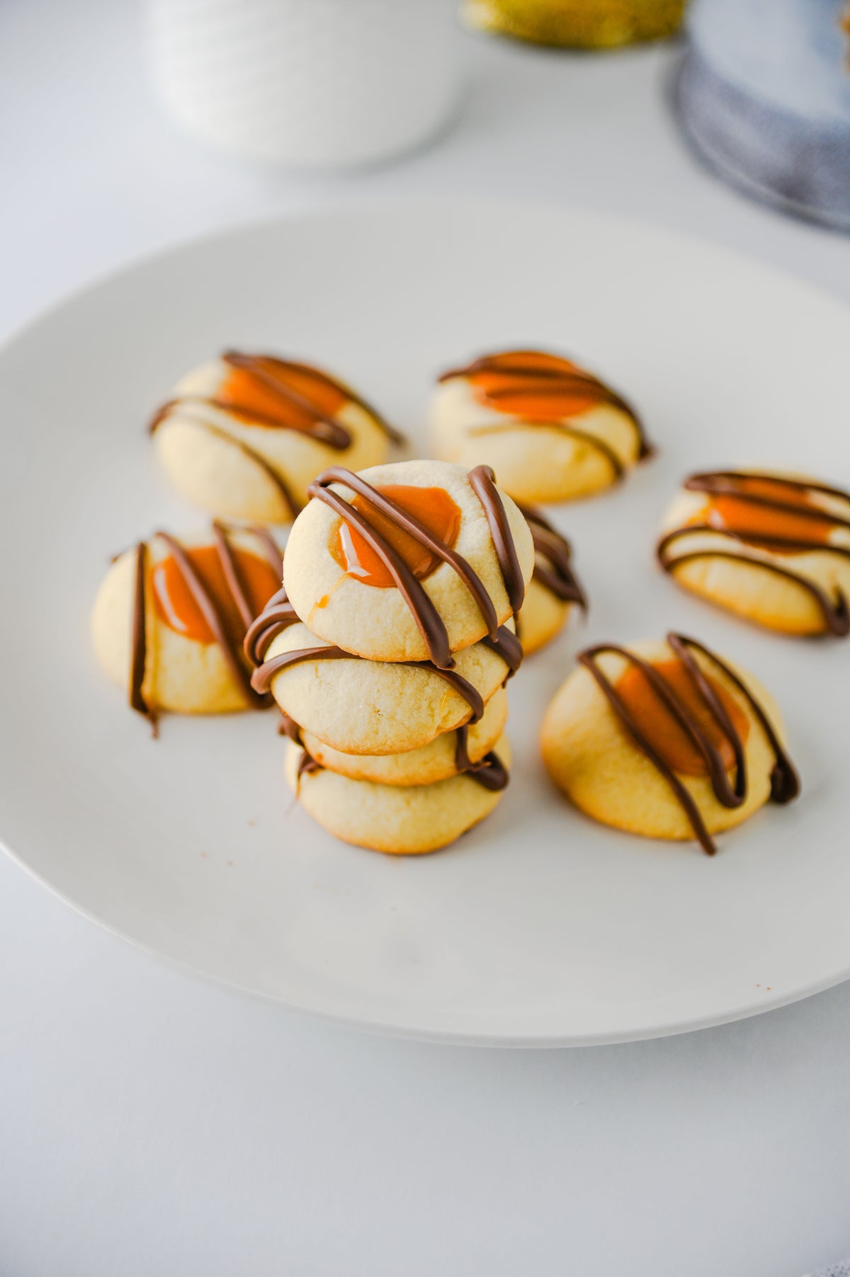 Twix Thumbprint Cookies Set #1