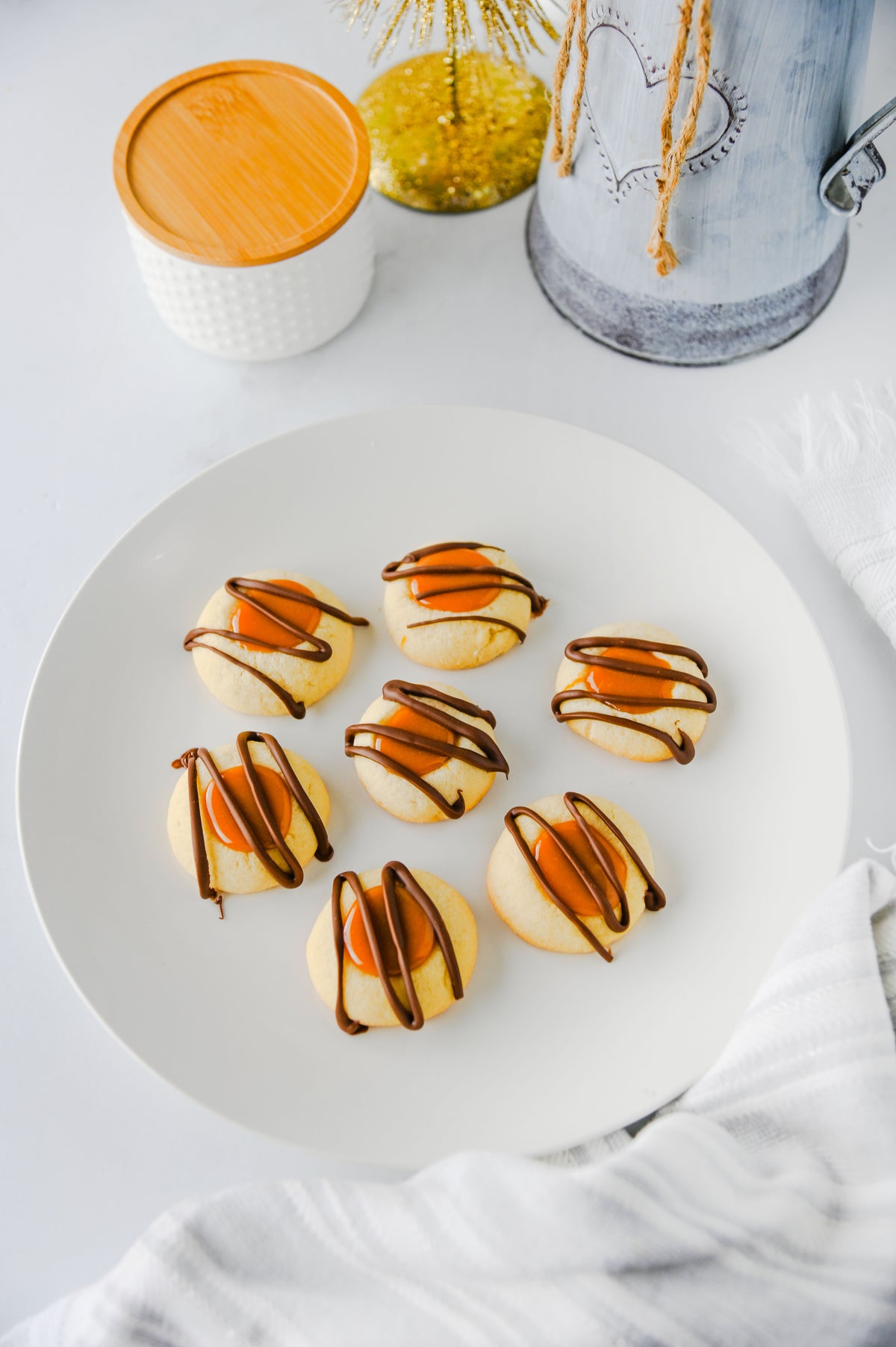 Twix Thumbprint Cookies Set #1