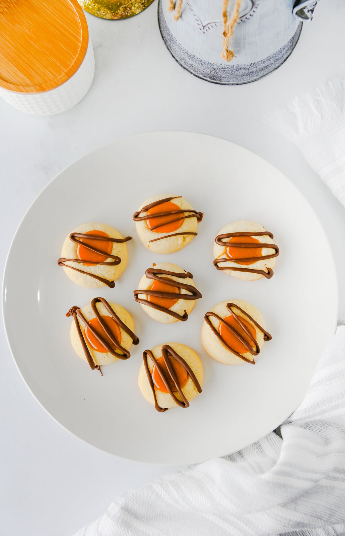 Twix Thumbprint Cookies Set #1