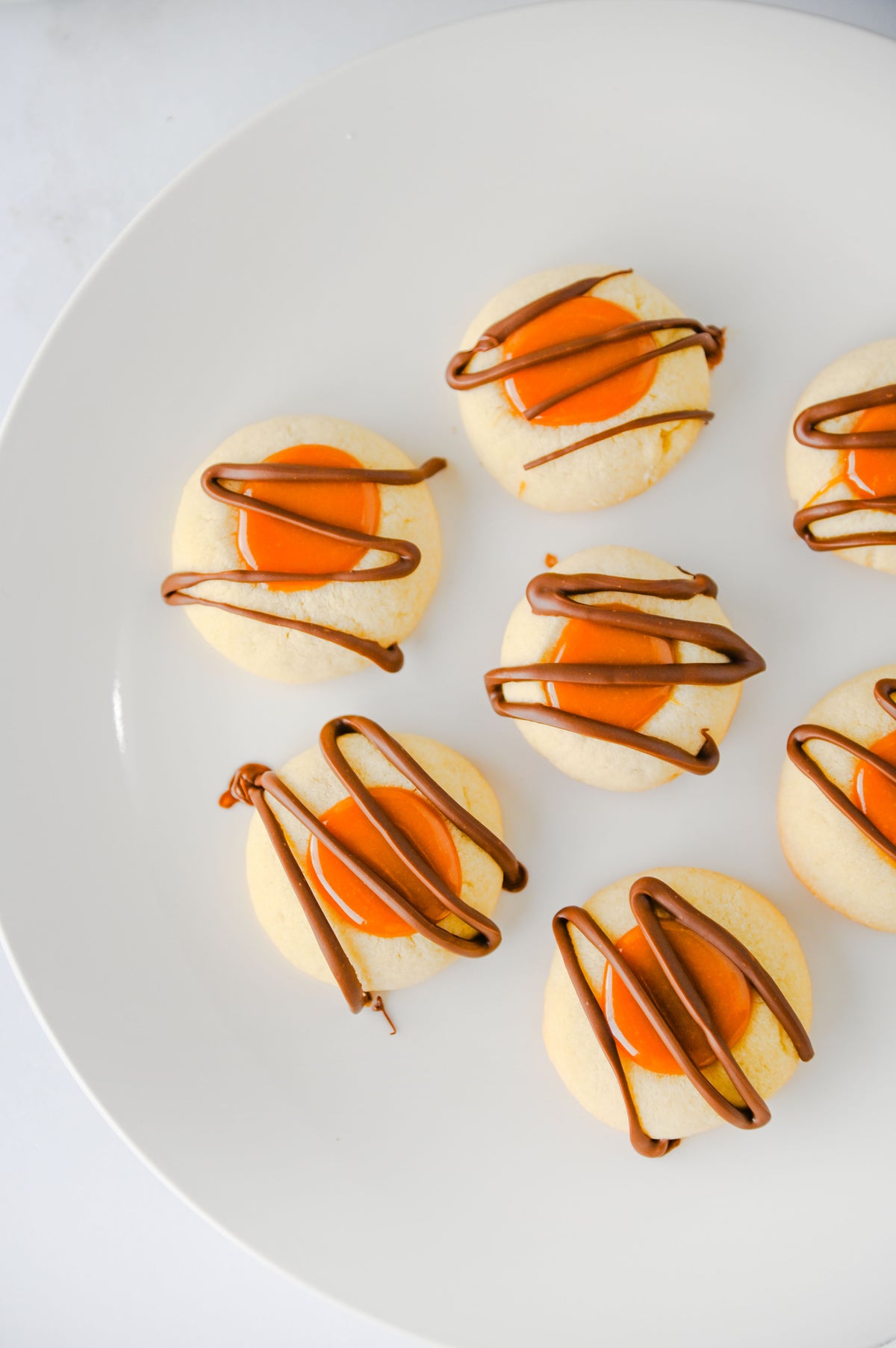 Twix Thumbprint Cookies Set #1