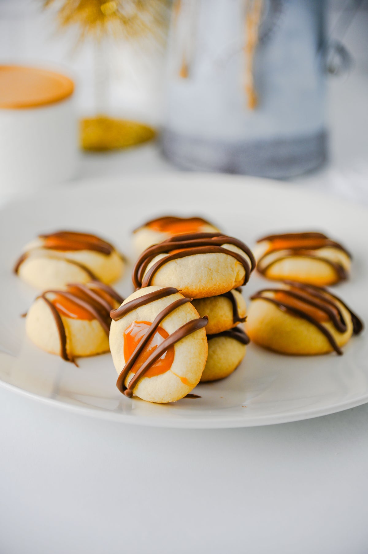 Twix Thumbprint Cookies Set #1
