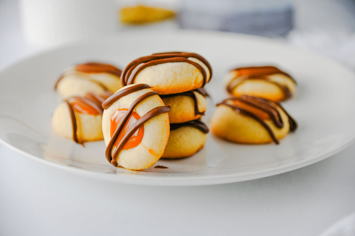 Twix Thumbprint Cookies Set #1