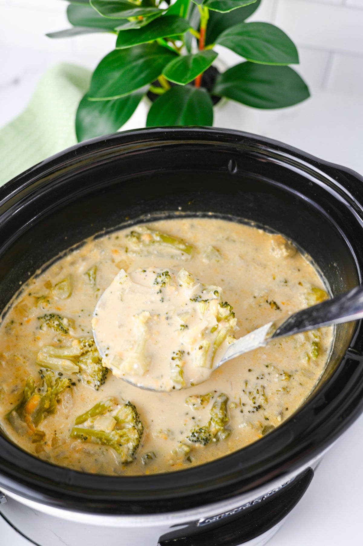Crock Pot Broccoli Cheddar Soup Set #2