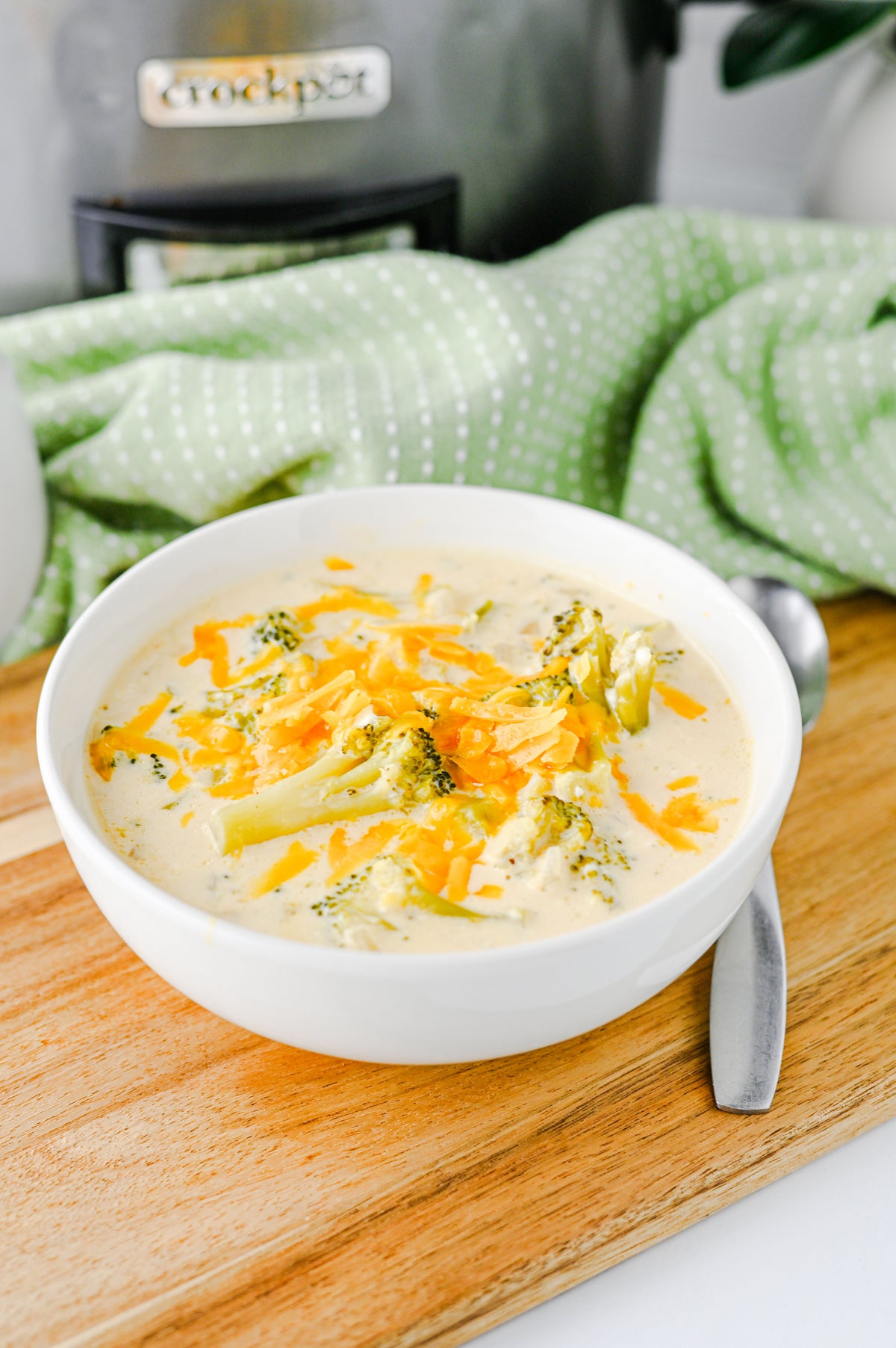 Crock Pot Broccoli Cheddar Soup Set #2
