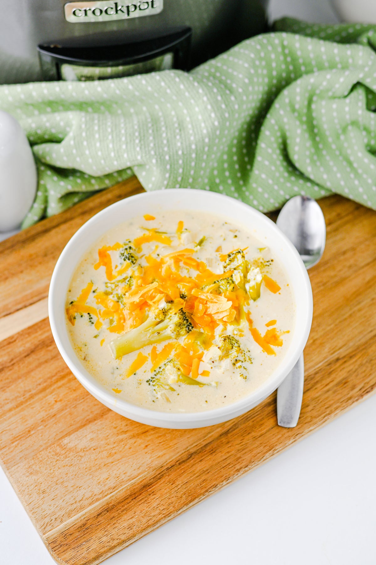 Crock Pot Broccoli Cheddar Soup Set #2
