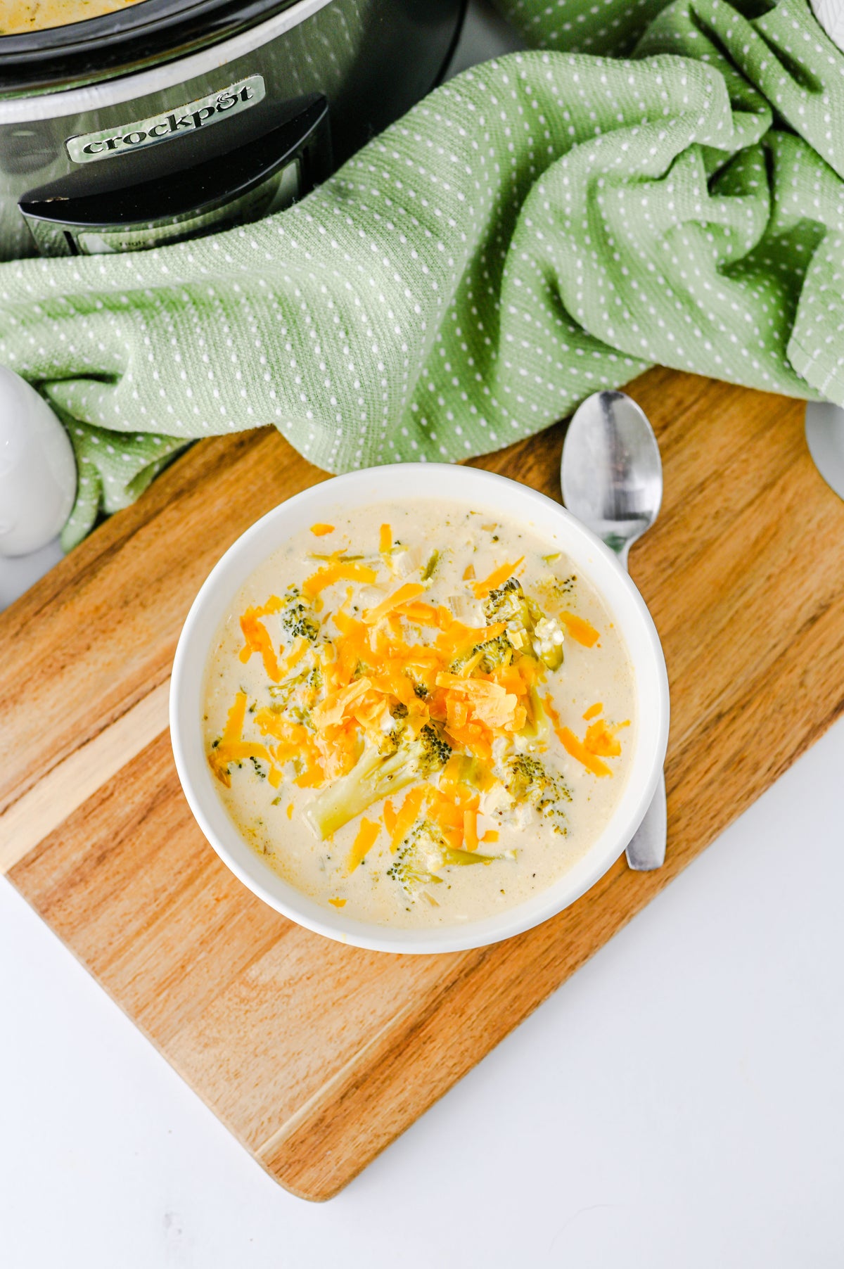 Crock Pot Broccoli Cheddar Soup Set #2