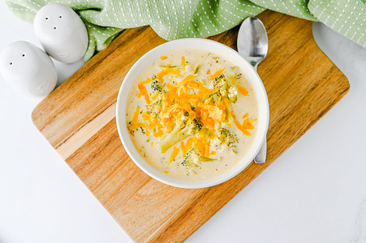 Crock Pot Broccoli Cheddar Soup Set #2