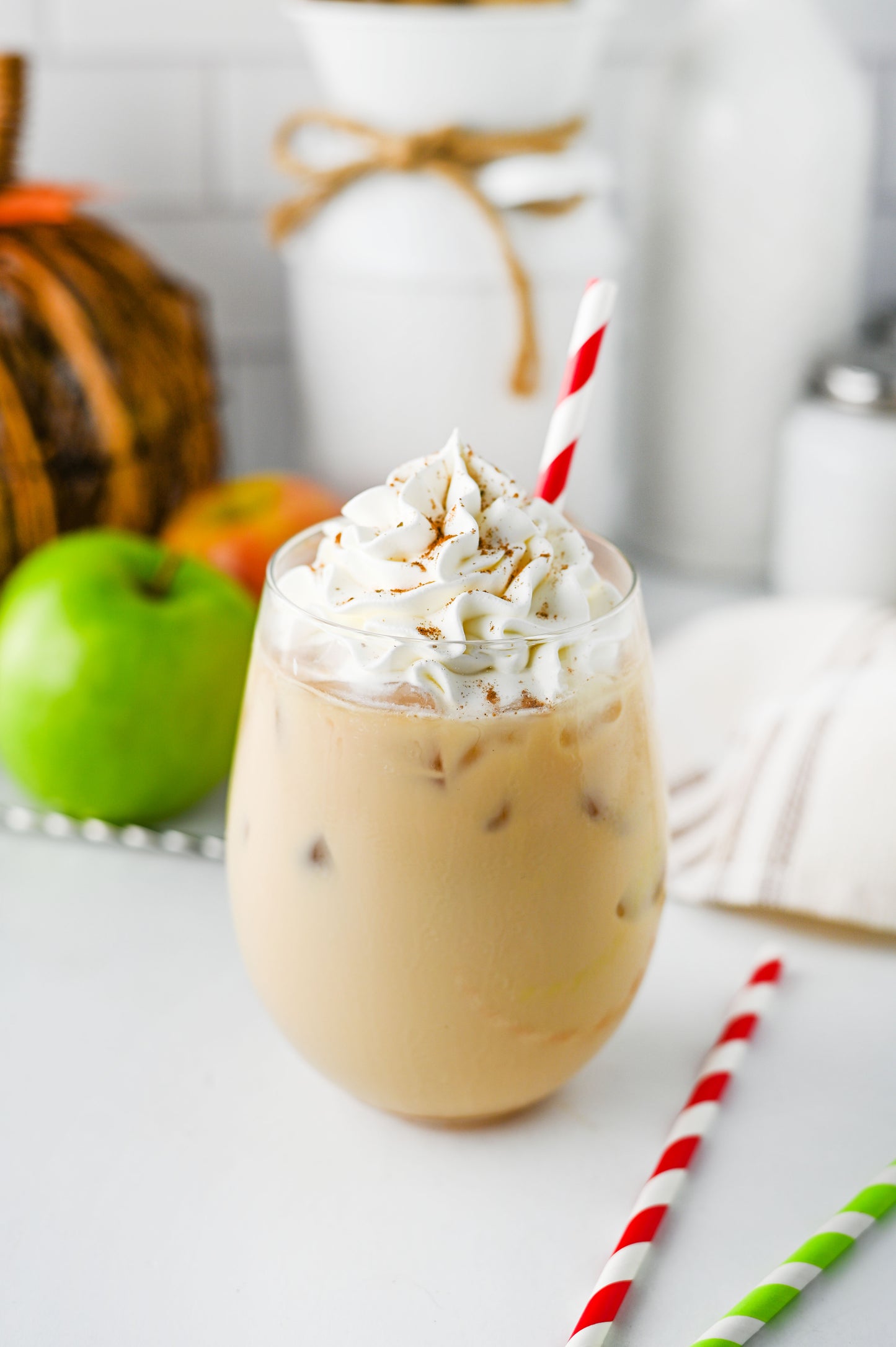 Iced Caramel Apple Cream Latte Set #2