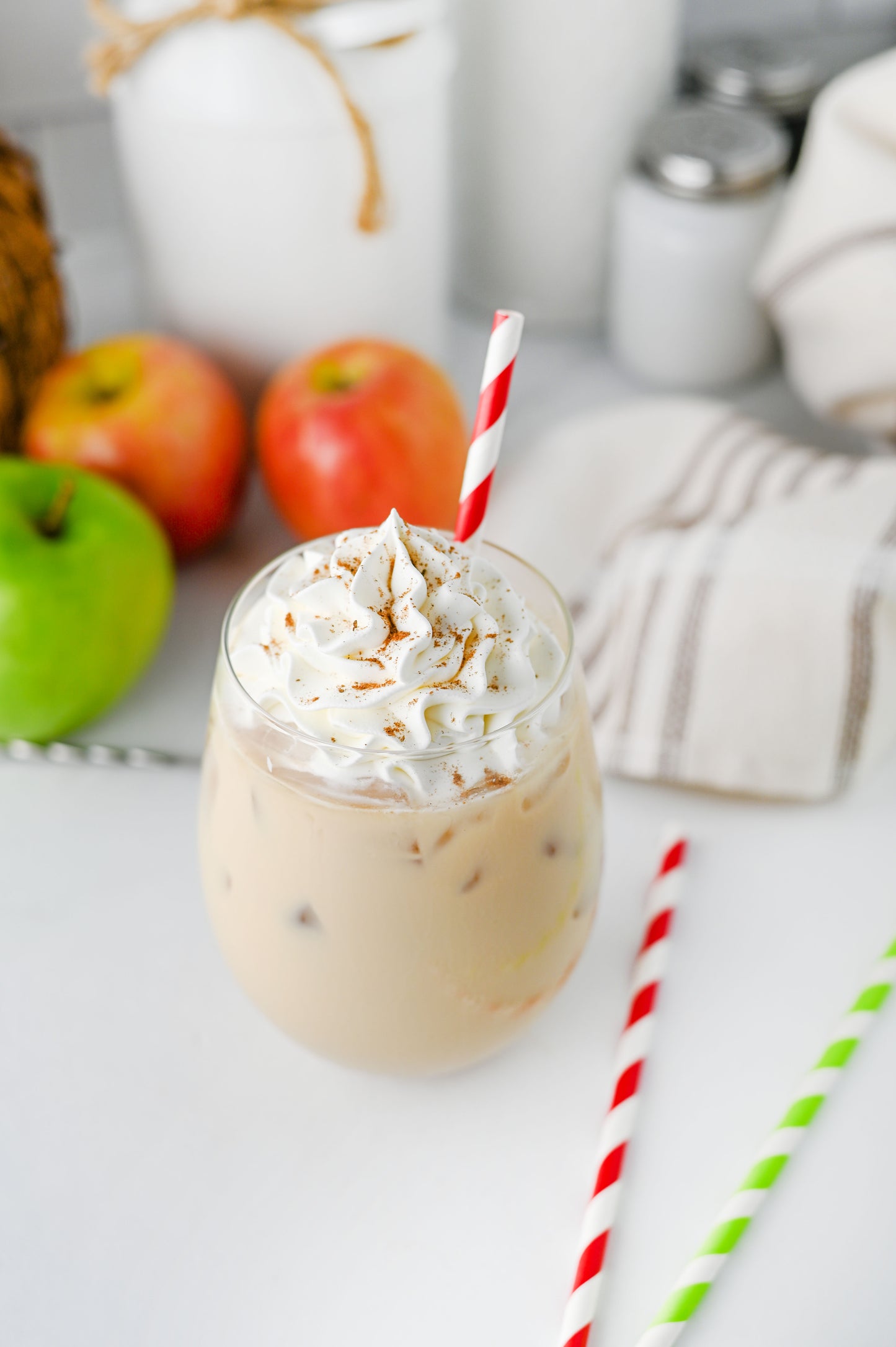 Iced Caramel Apple Cream Latte Set #2