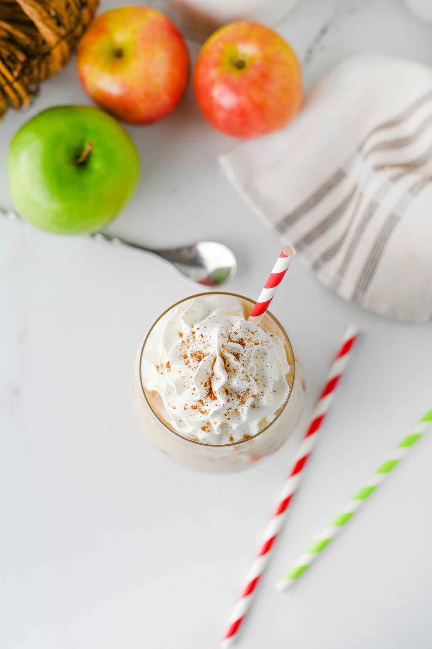 Iced Caramel Apple Cream Latte Set #2
