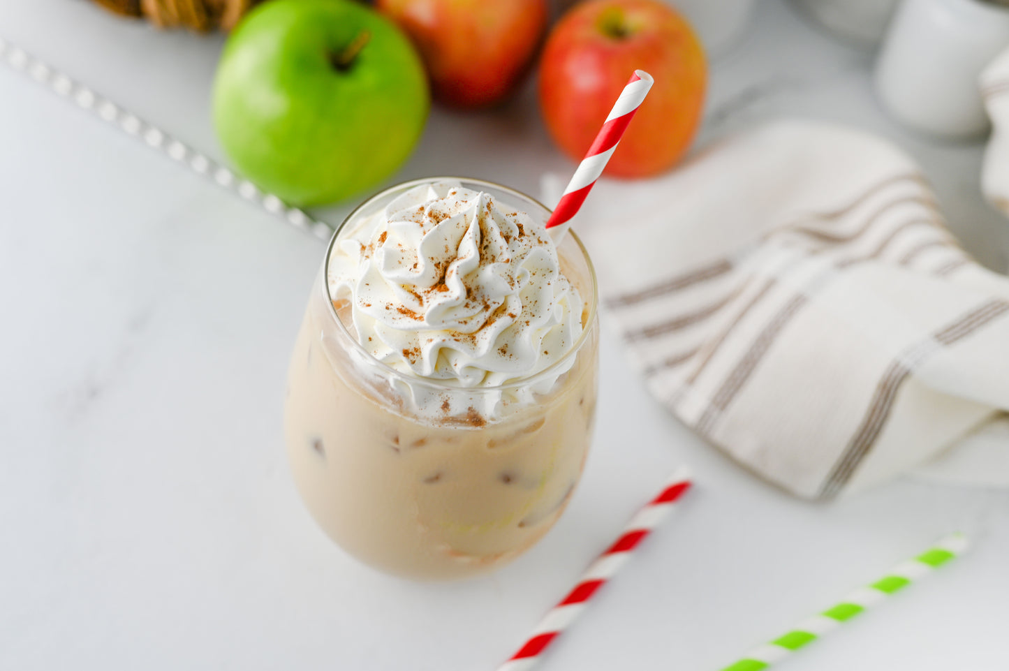 Iced Caramel Apple Cream Latte Set #2