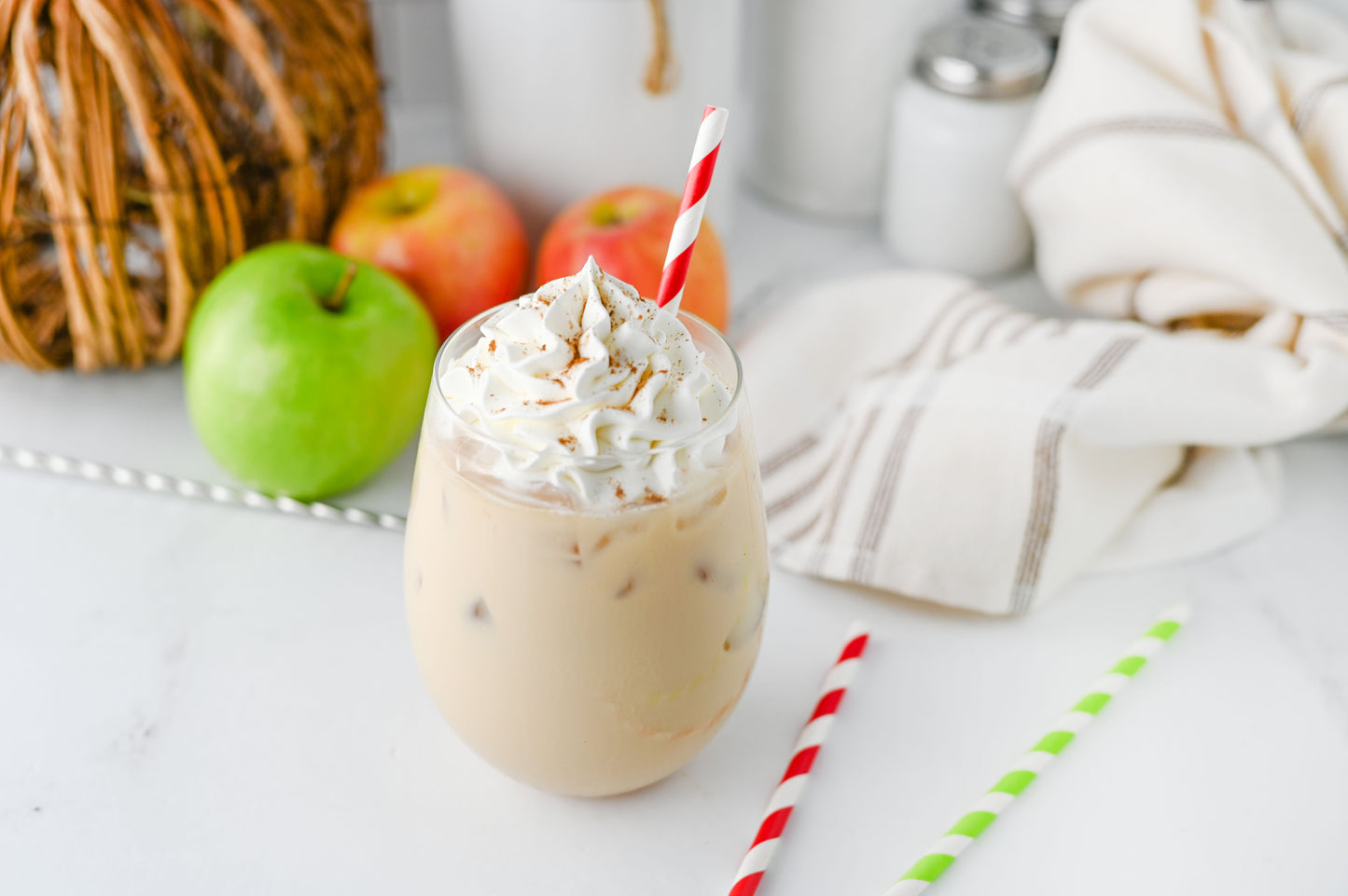 Iced Caramel Apple Cream Latte Set #2