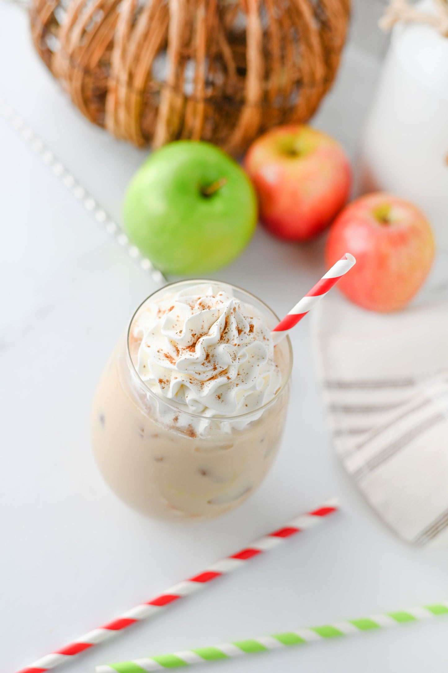 Iced Caramel Apple Cream Latte Set #2