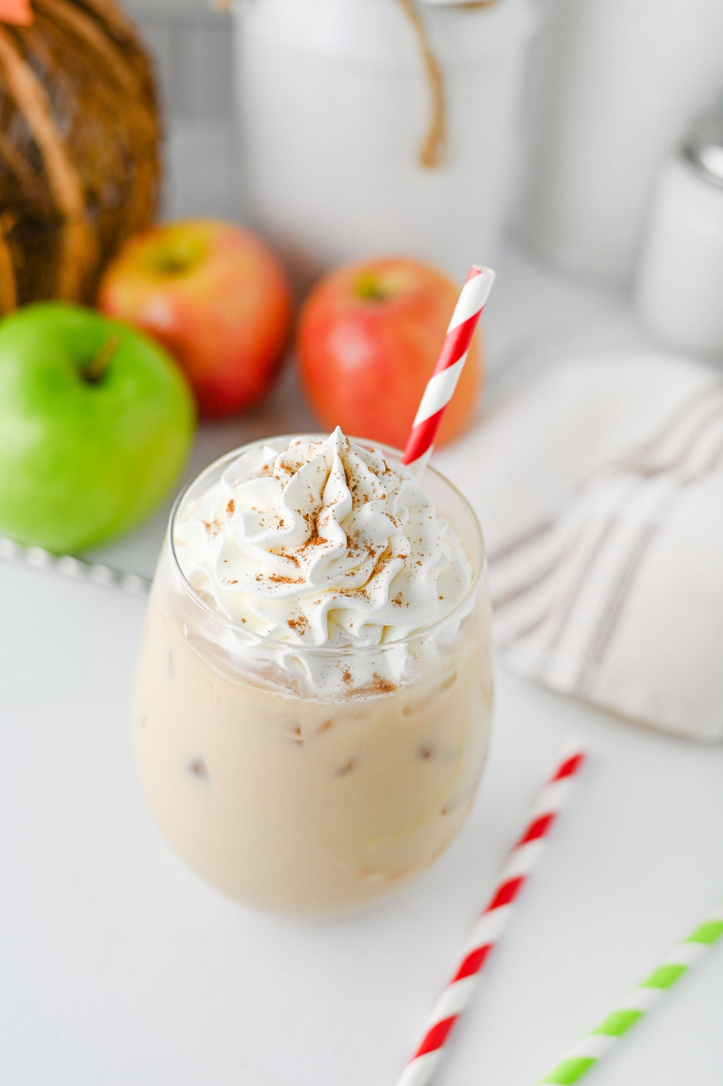 Iced Caramel Apple Cream Latte Set #2