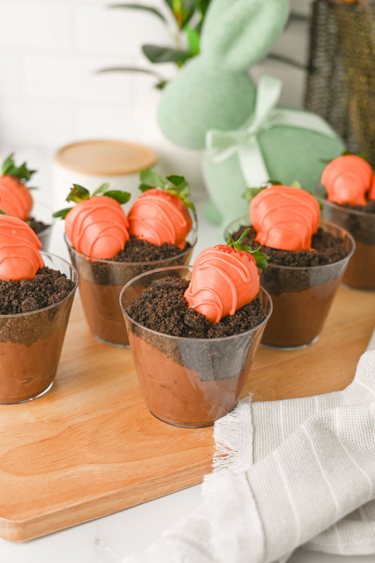 Easter "Carrot" Dirt Cups Set #2