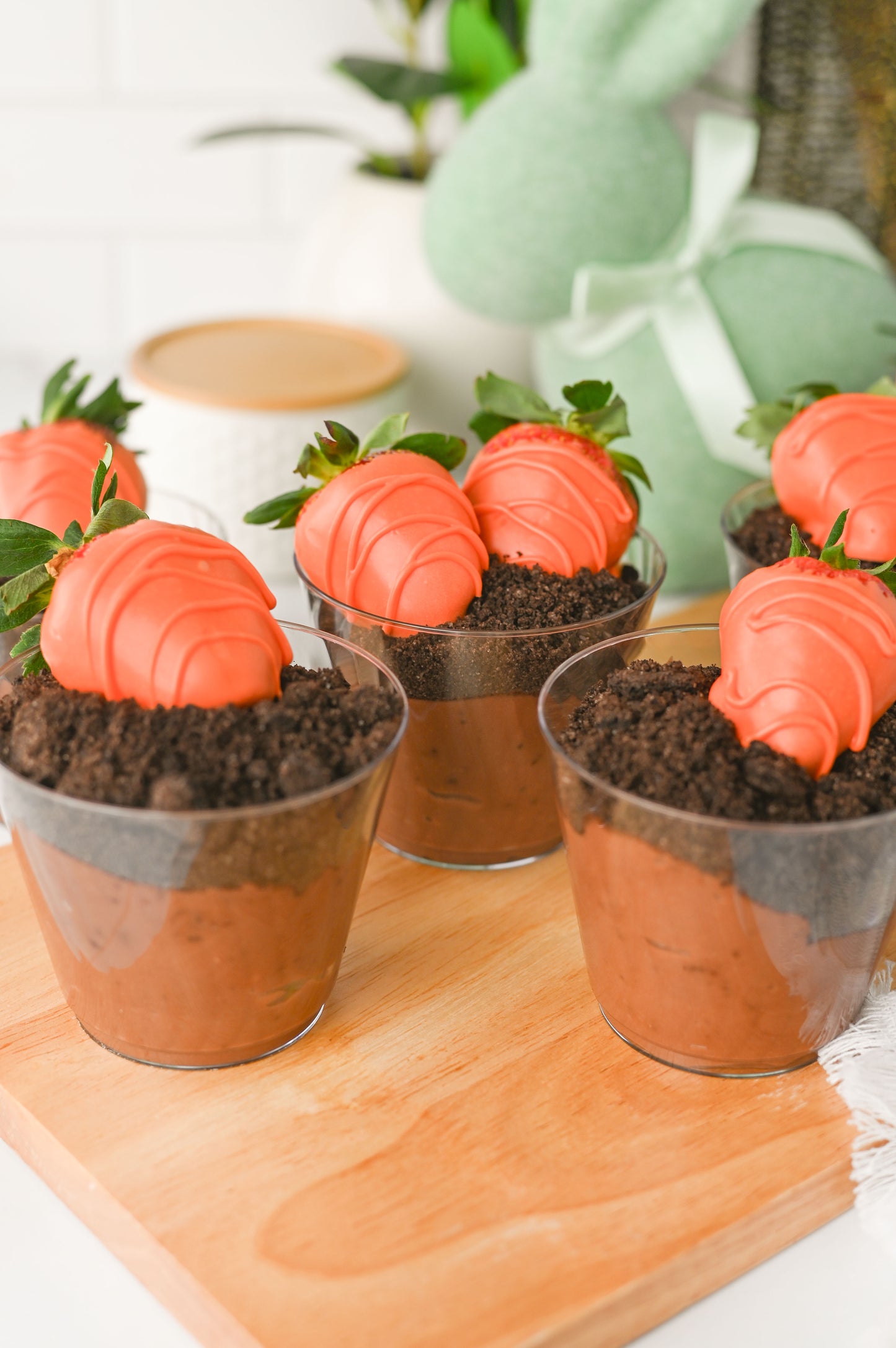 Easter "Carrot" Dirt Cups Set #2