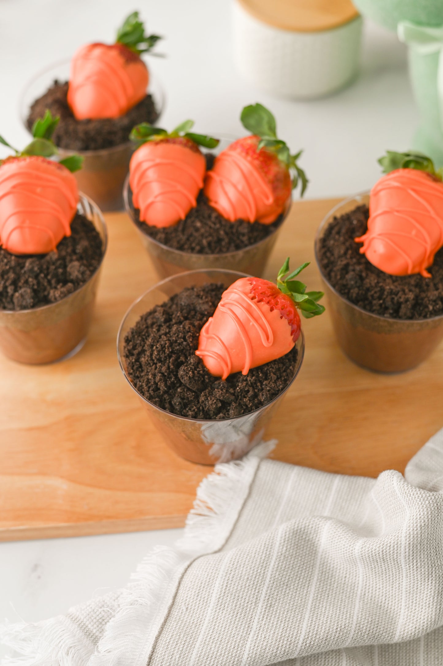 Easter "Carrot" Dirt Cups Set #2