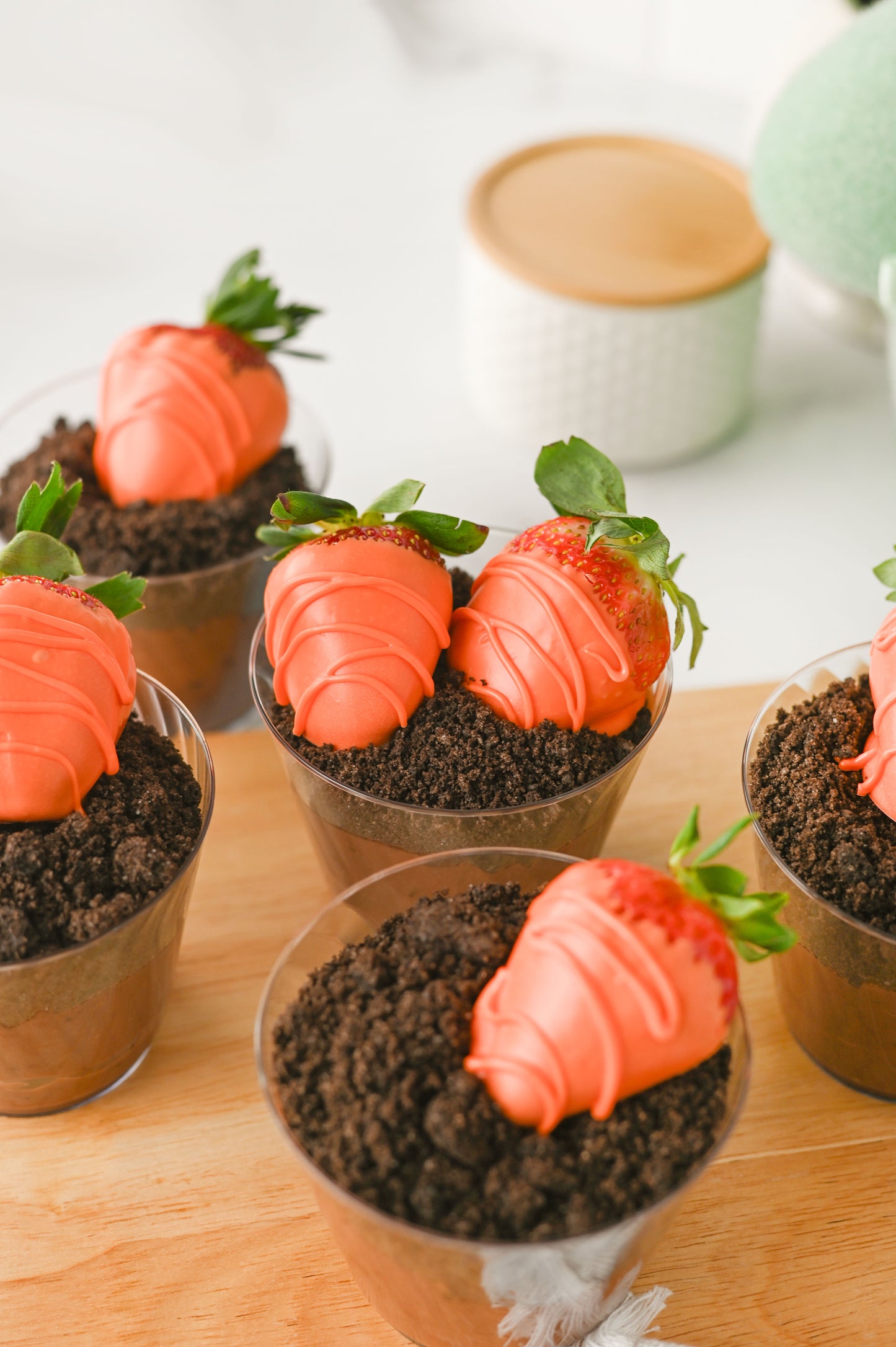 Easter "Carrot" Dirt Cups Set #2