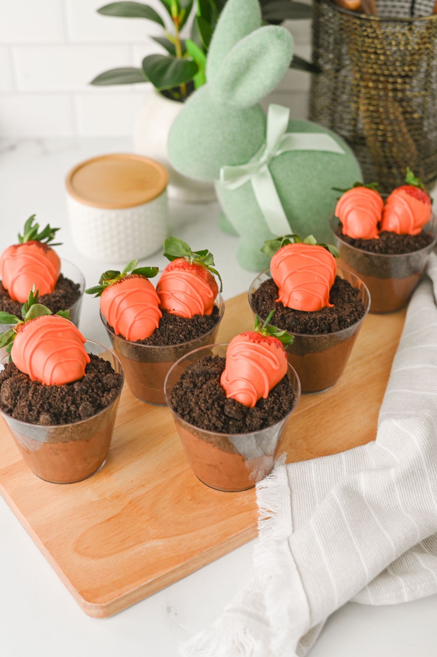 Easter "Carrot" Dirt Cups Set #2