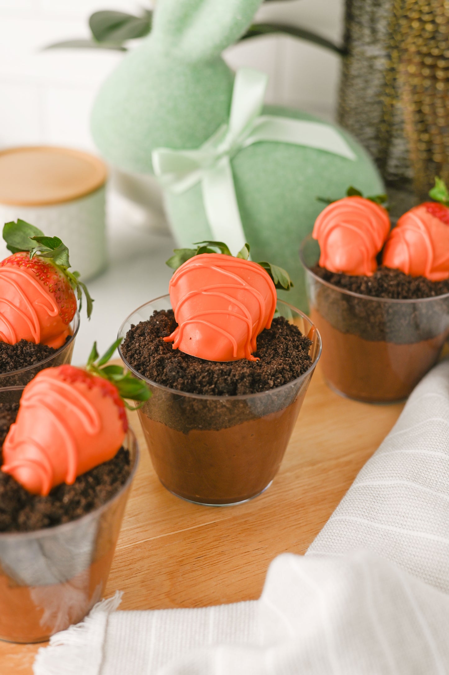 Easter "Carrot" Dirt Cups Set #2