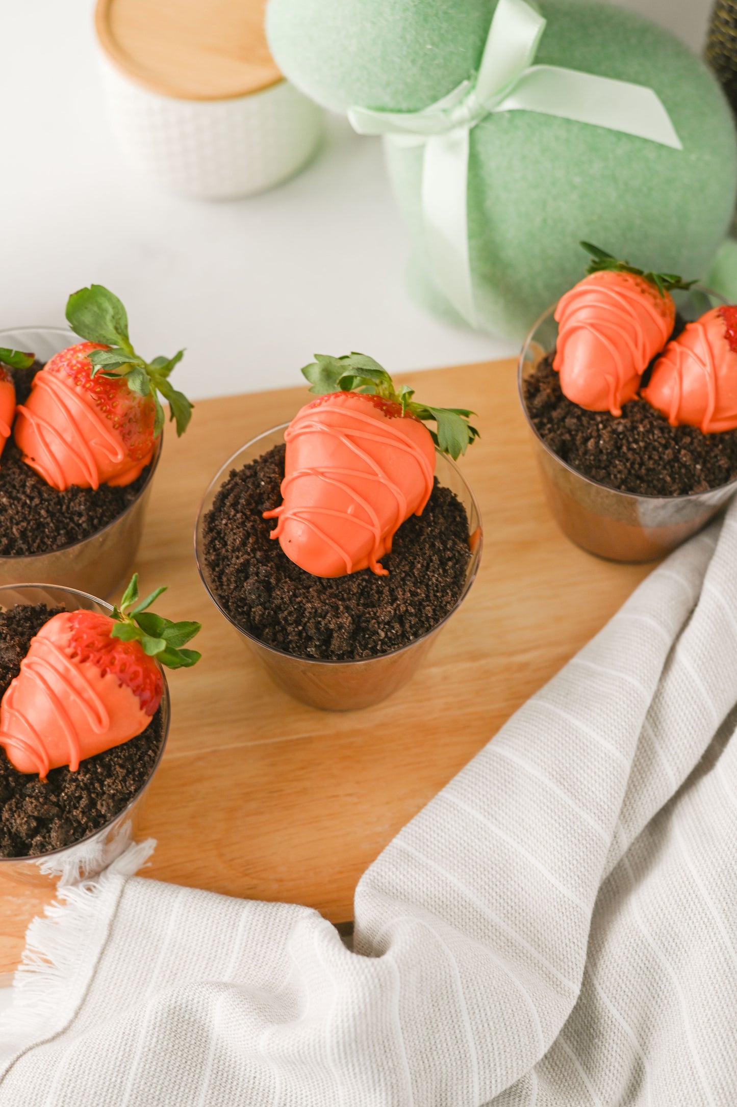 Easter "Carrot" Dirt Cups Set #2
