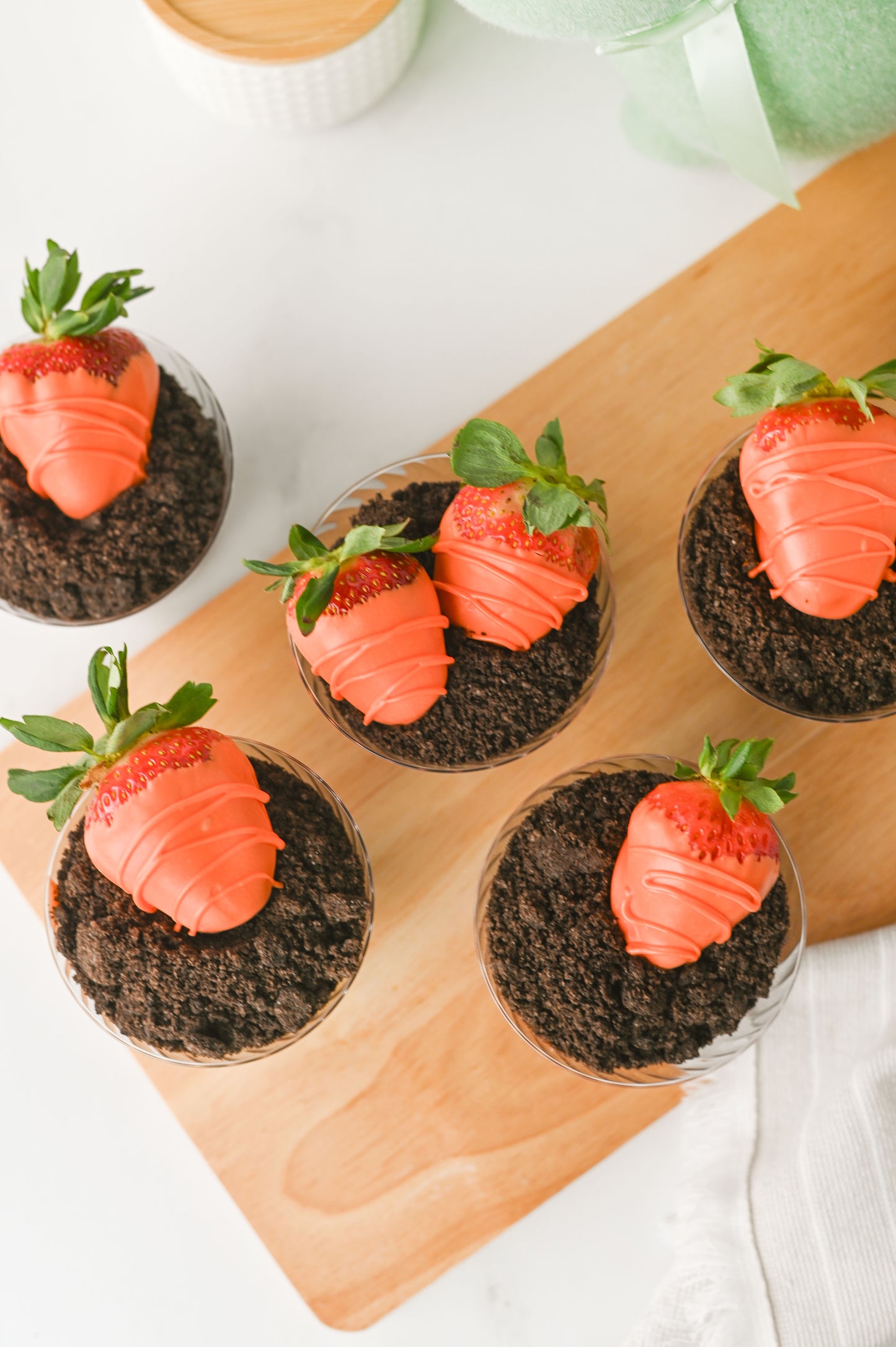 Easter "Carrot" Dirt Cups Set #2