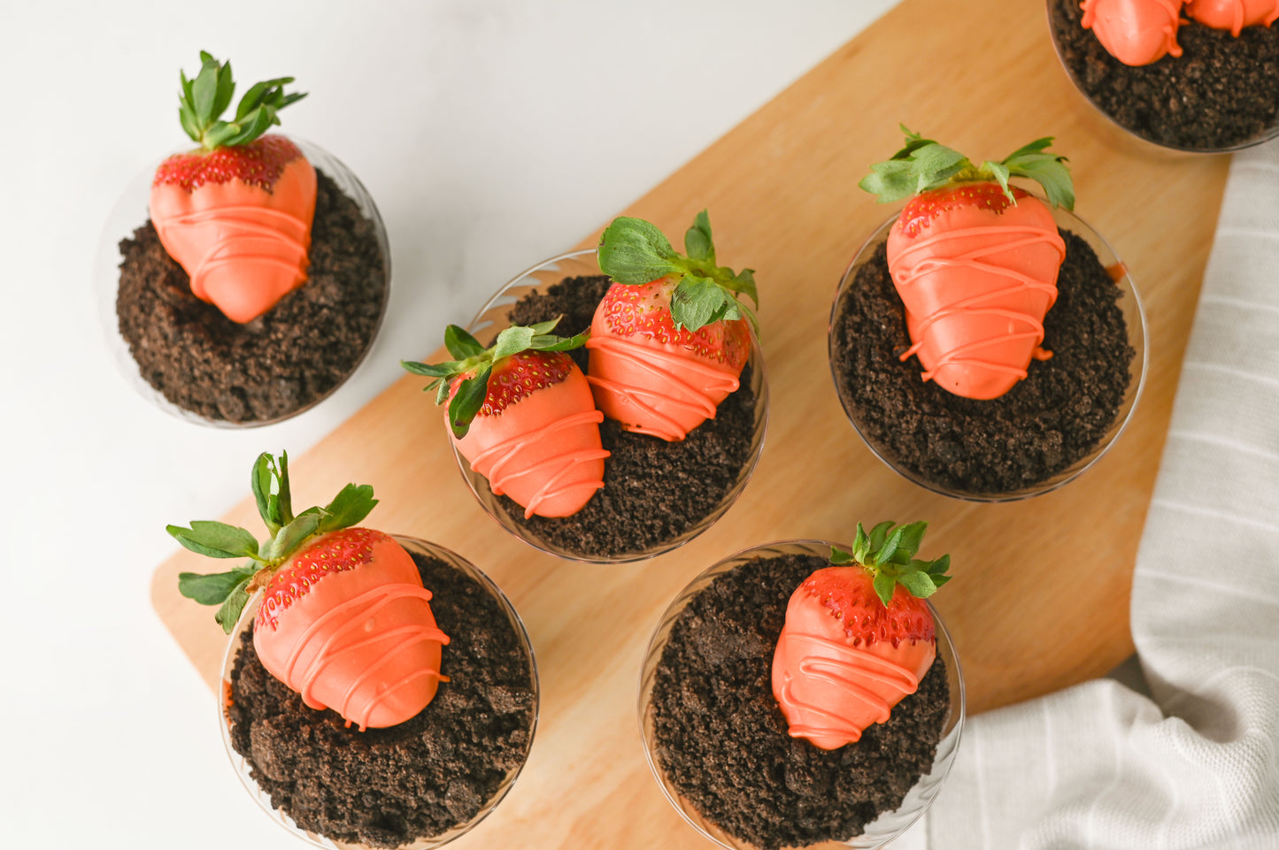 Easter "Carrot" Dirt Cups Set #2