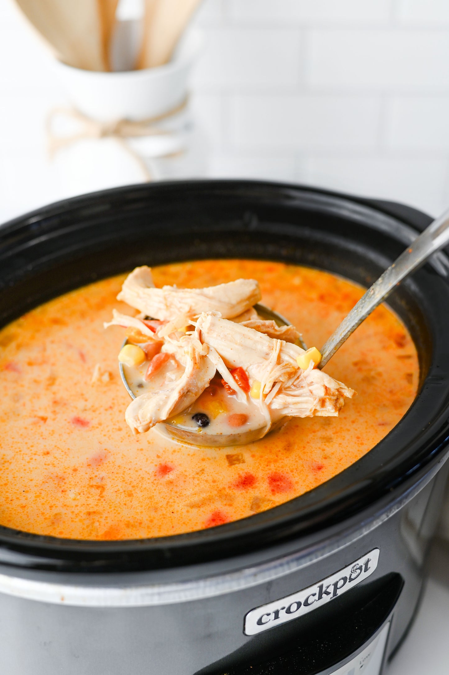 Slow Cooker Chicken Tortilla Soup Set #2