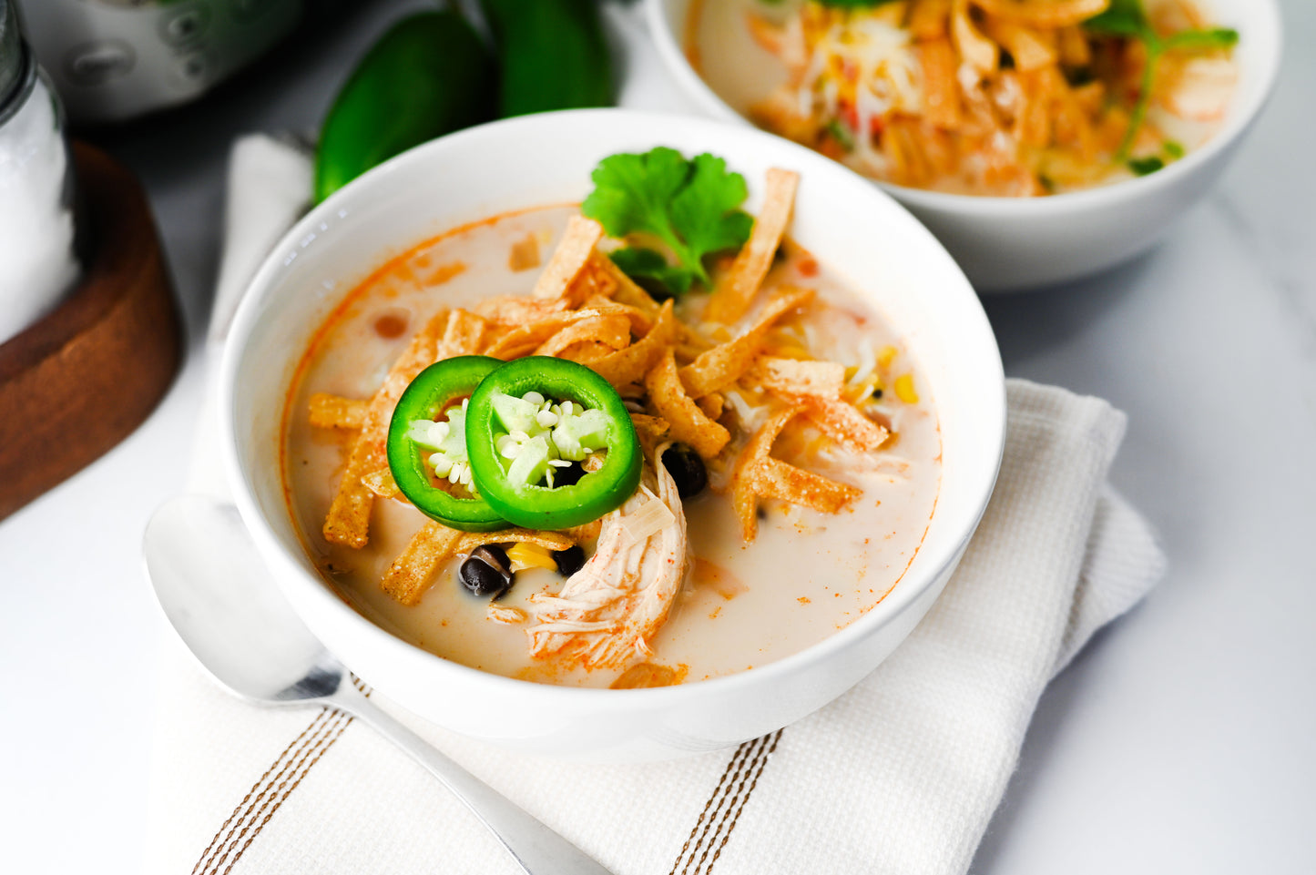 Slow Cooker Chicken Tortilla Soup Set #2