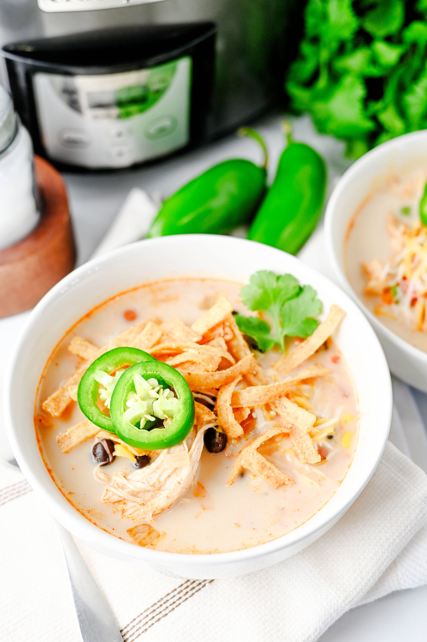 Slow Cooker Chicken Tortilla Soup Set #2