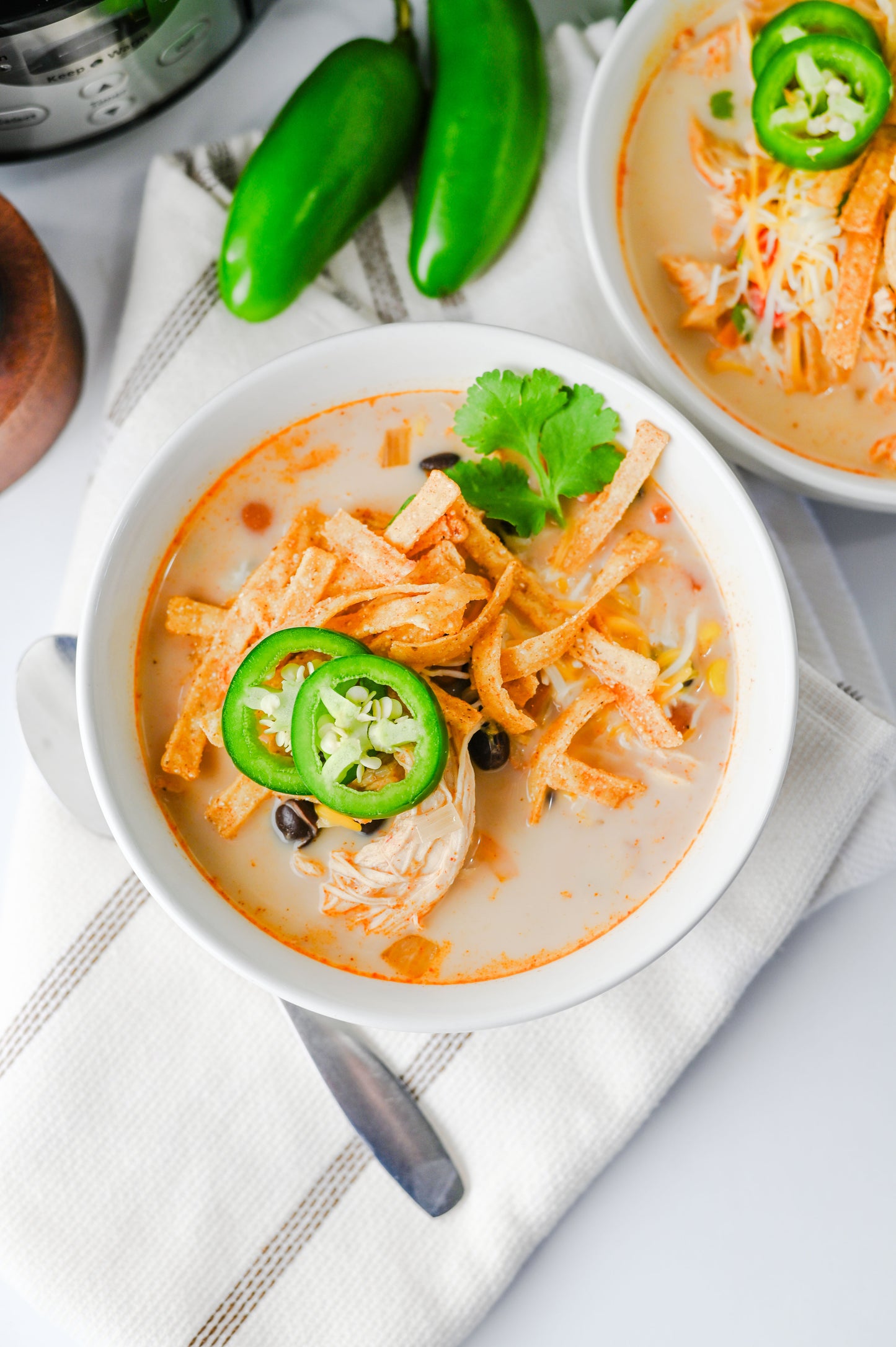 Slow Cooker Chicken Tortilla Soup Set #2