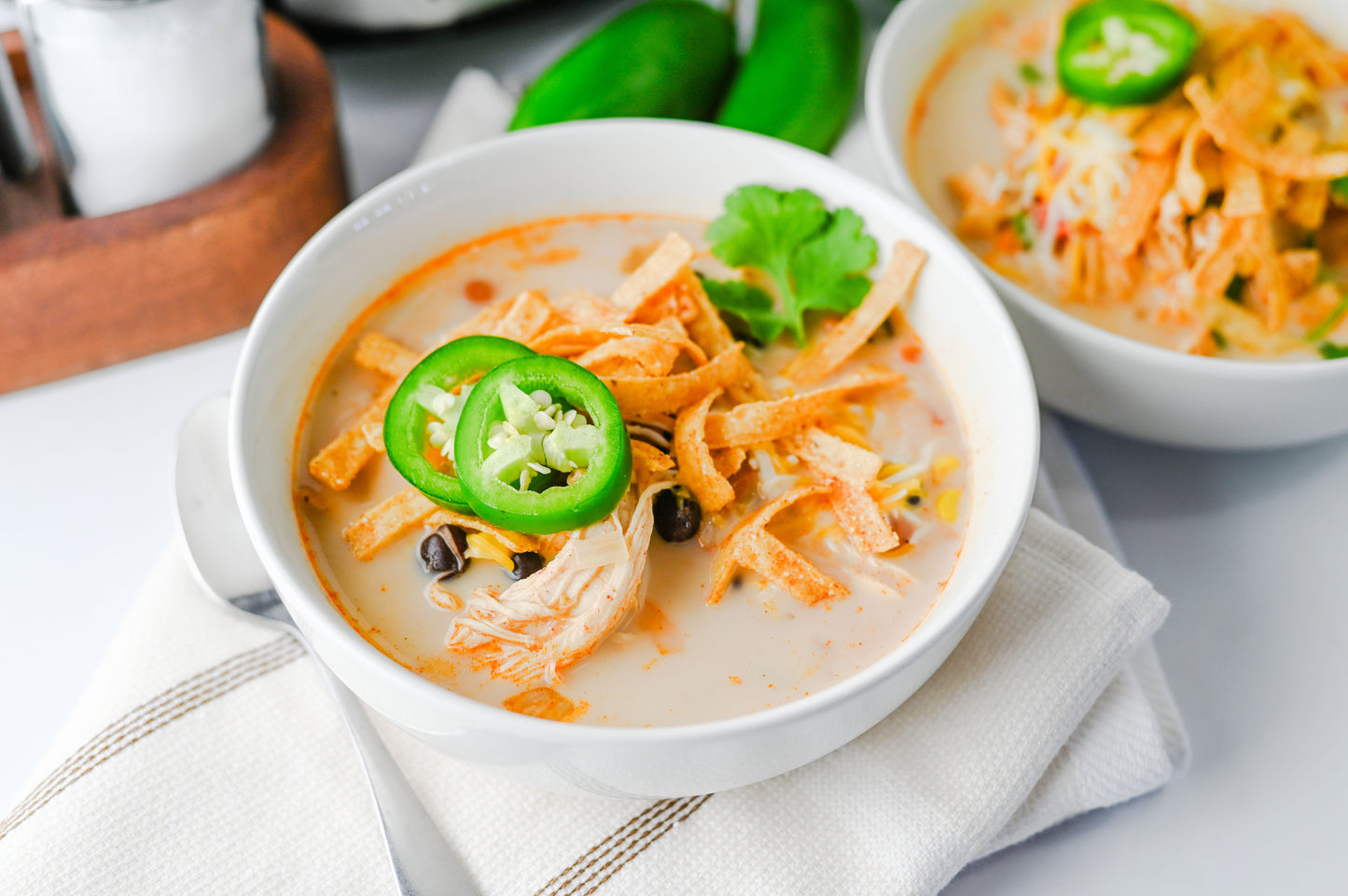 Slow Cooker Chicken Tortilla Soup Set #2