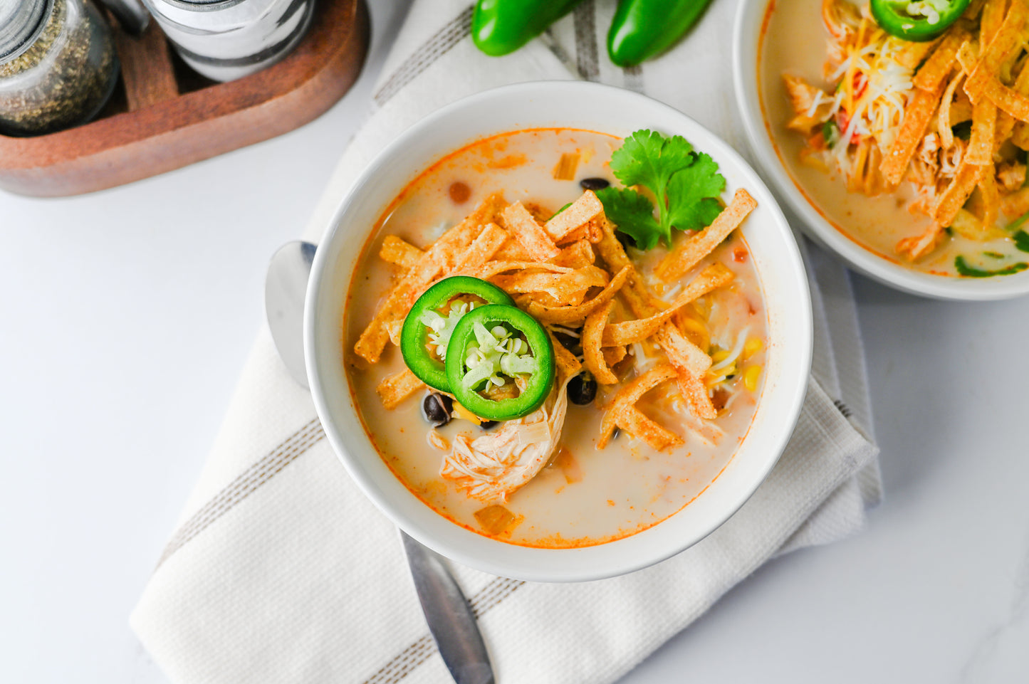 Slow Cooker Chicken Tortilla Soup Set #2