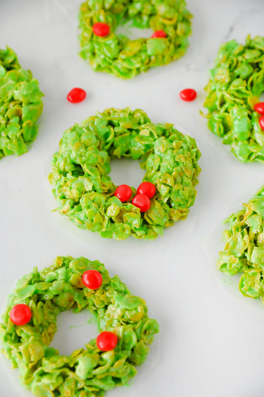 Cornflake Christmas Wreaths Set #2
