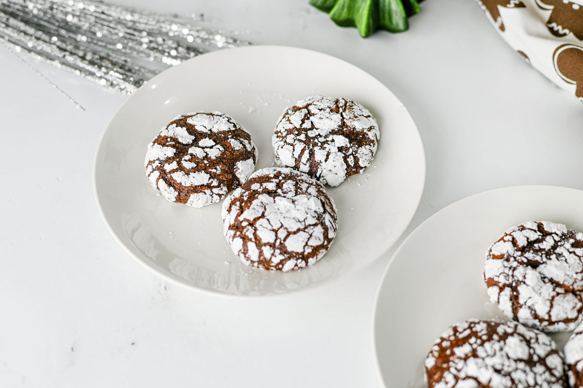 Chocolate Crinkle Cookies Set #2